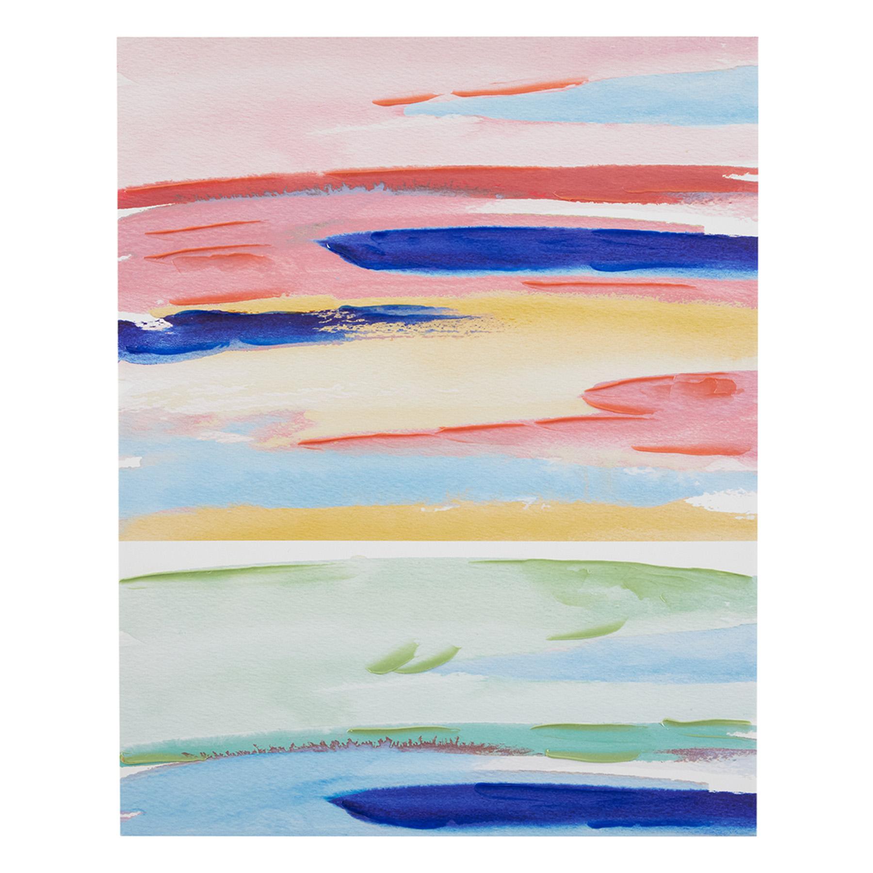Colorful Abstract Canvas Wall Art, 24x30