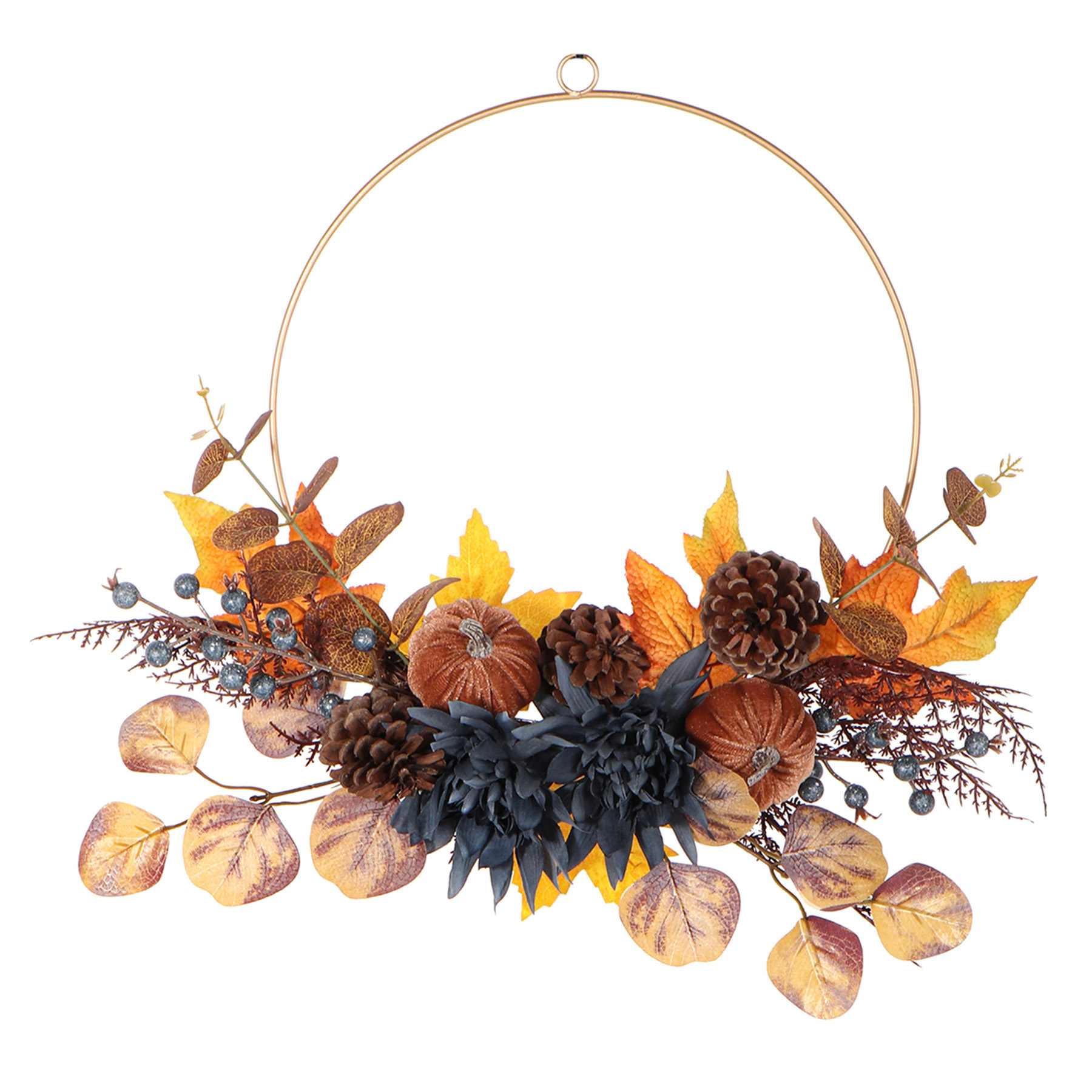 Fall Half Wreath, 20"