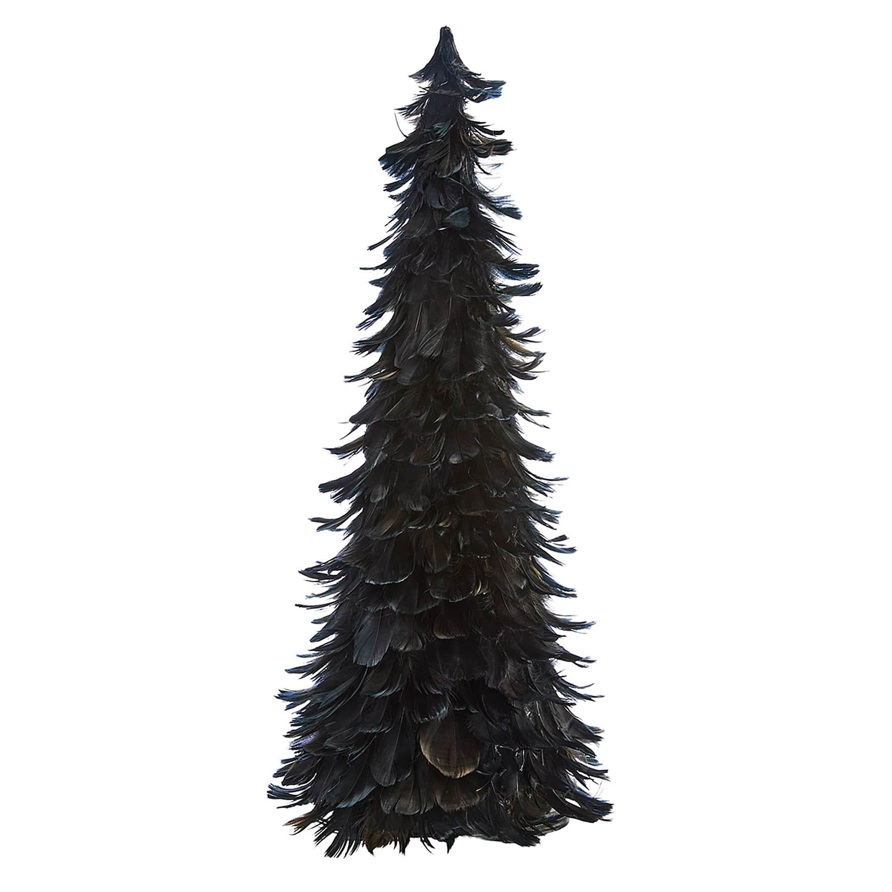 Spellbound Black Feather Tree, 24"