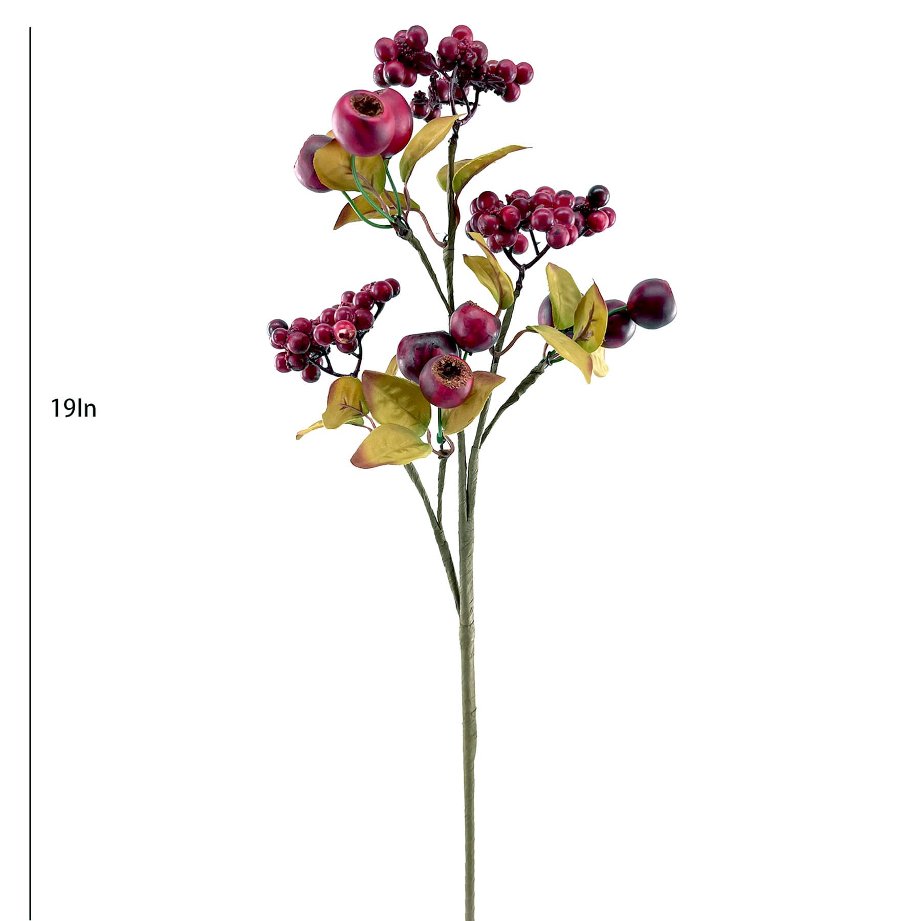 Red Berries Stem, 19"