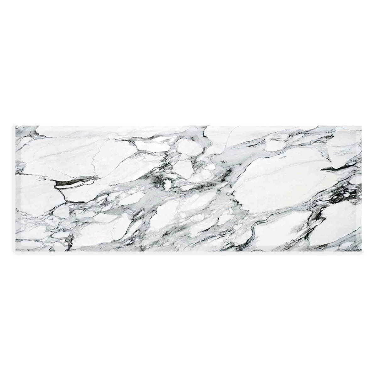 Cook N' Comfort Grey Marbled Kitchen Runner, 20x55