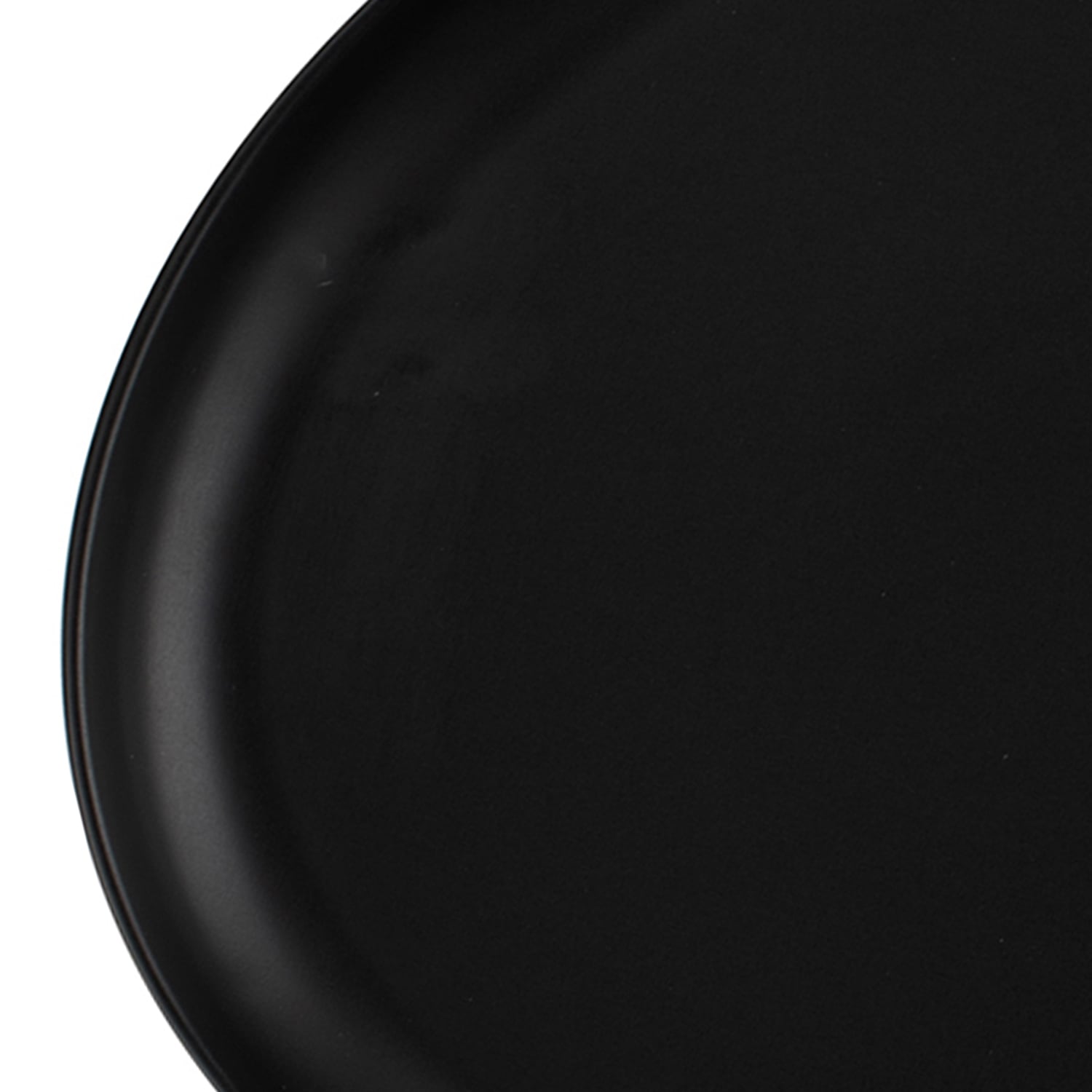 Crosby St. Matte Black Stoneware Oval Platter