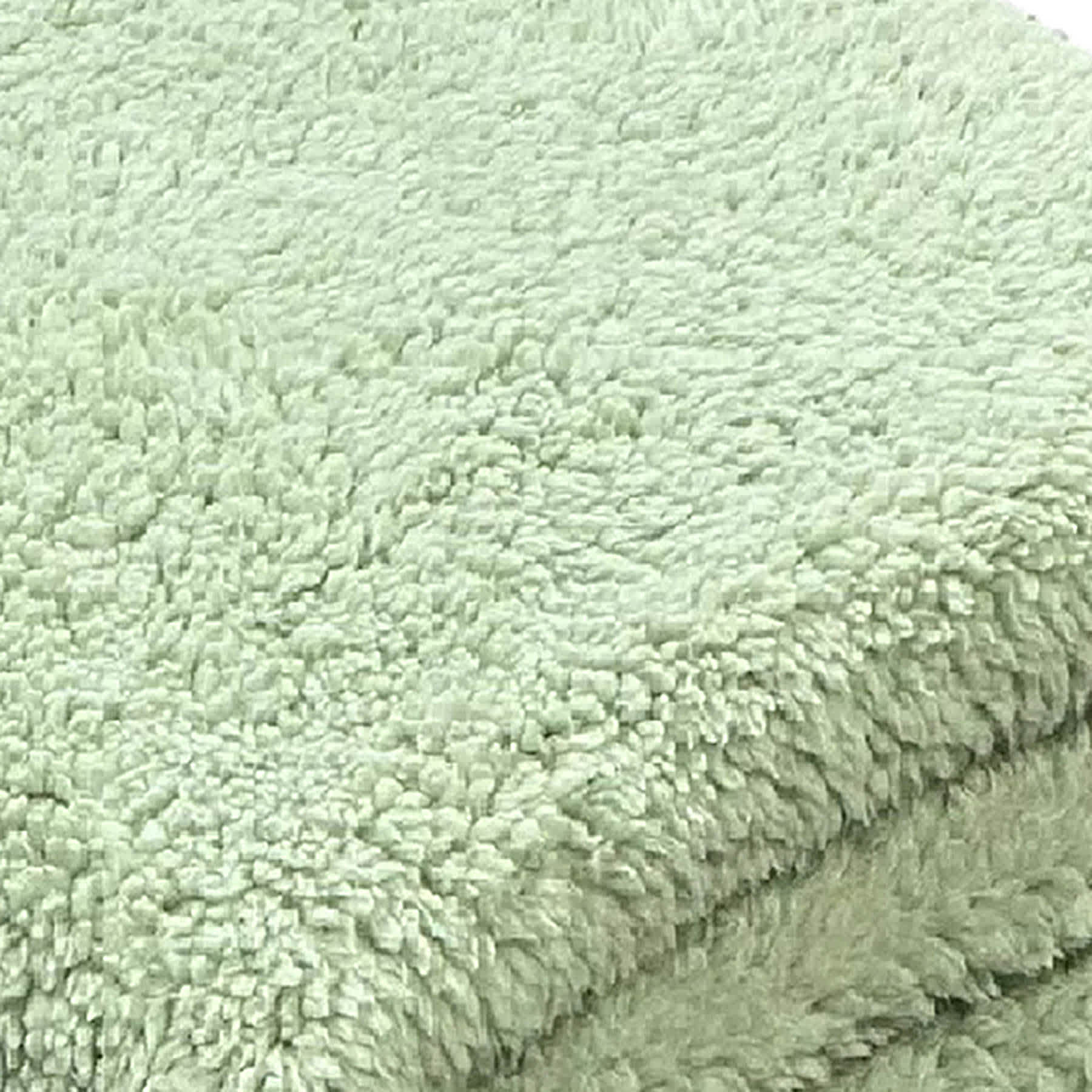 Sage Green Sherpa Throw Blanket, 50x60