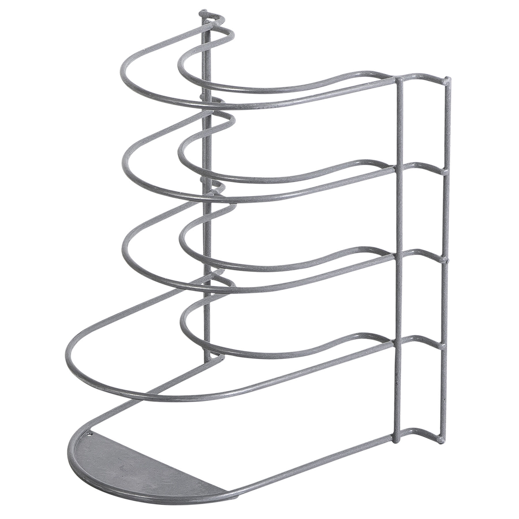 5-Tier Grey Pan Organizer
