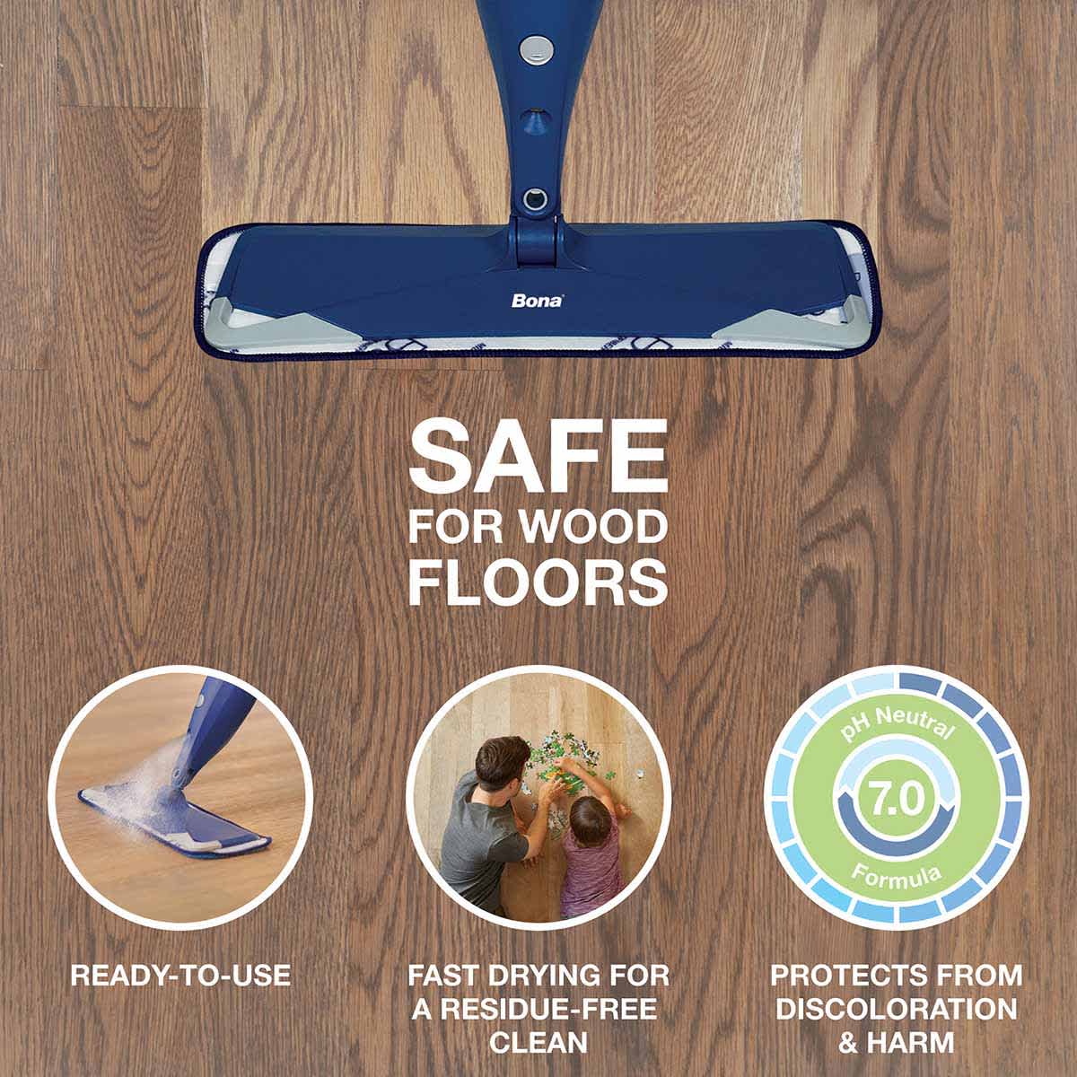 Bona Hardwood Floor Cleaner Refill,128oz