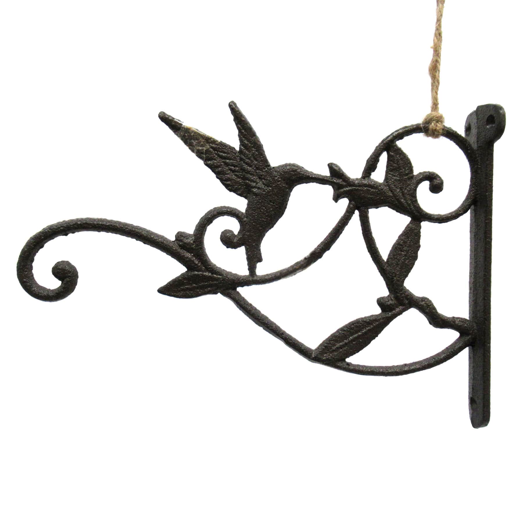 Rustic Hummingbird Metal Outdoor Wall Decor, 10x7