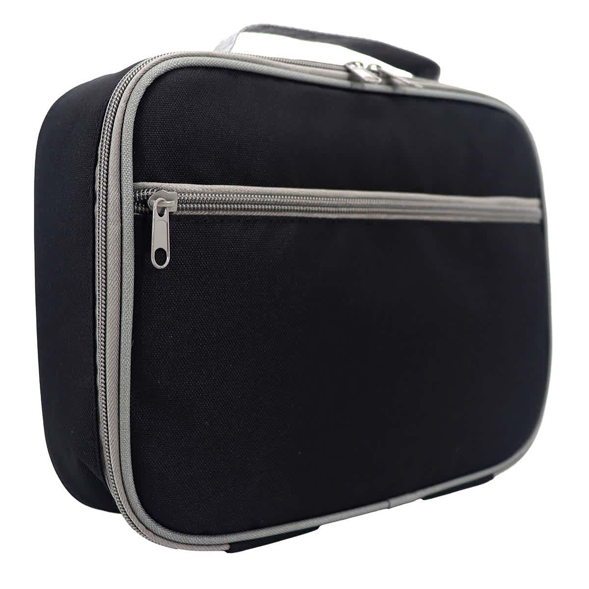 Solid Black Kids Lunch Box