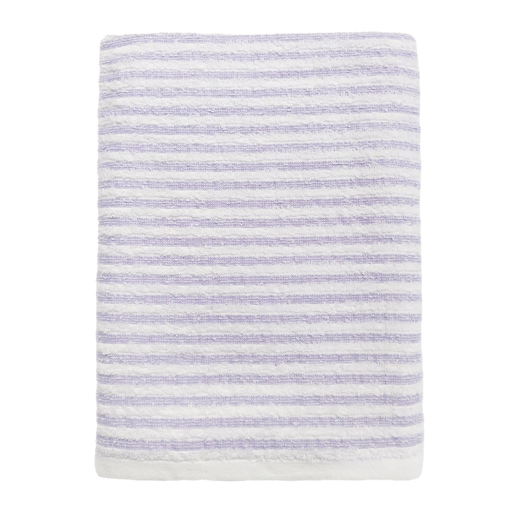 Essential Striped Purple Bath Towel, 30x54