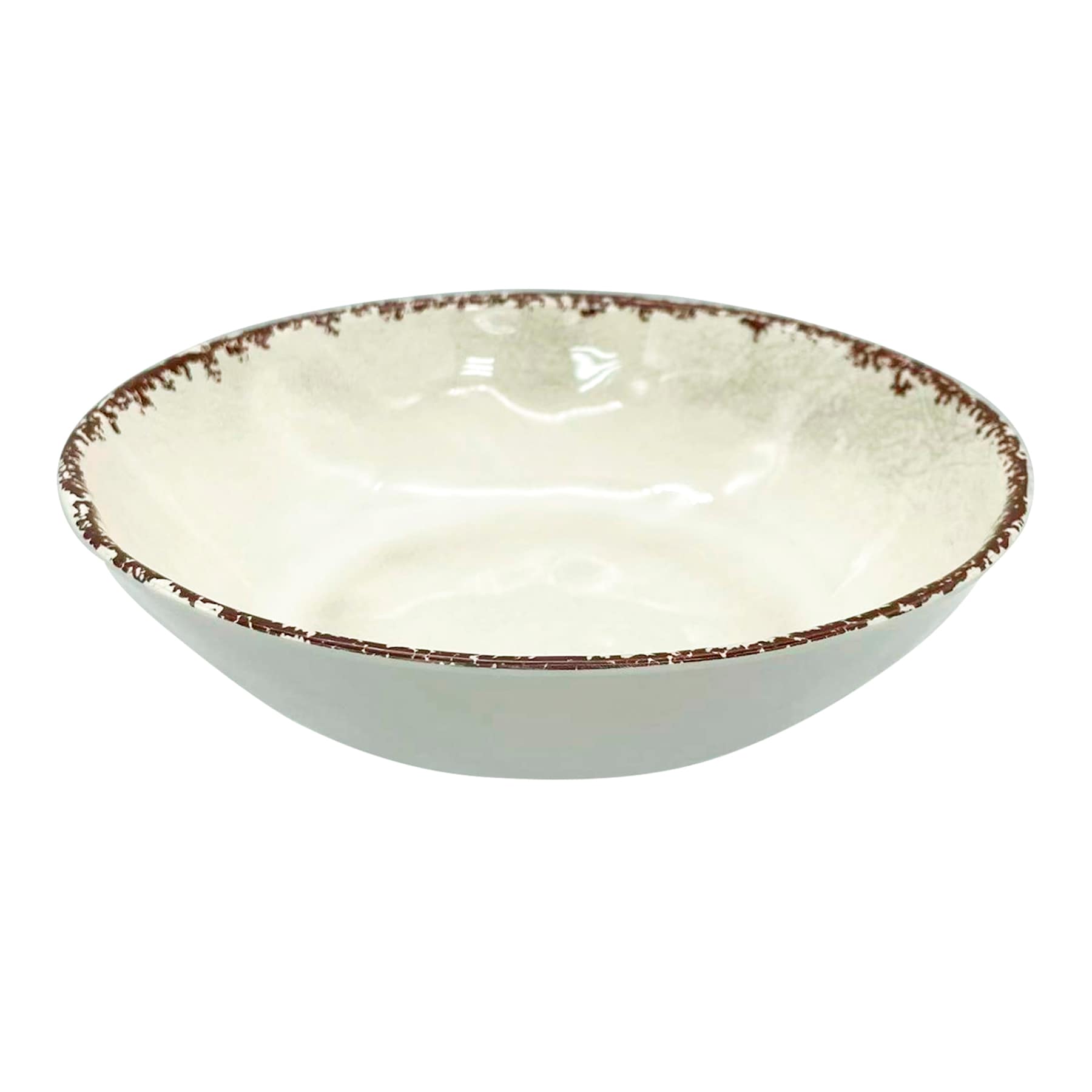 Honeybloom White Melamine Bowl, 8"