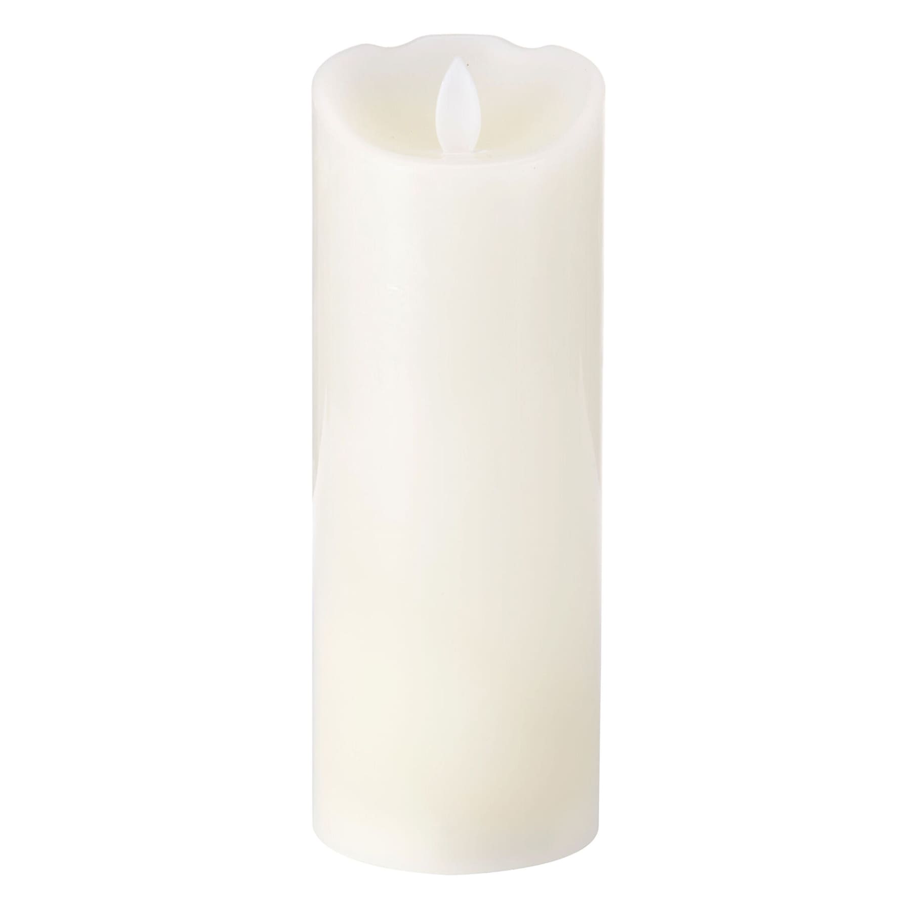Realistic LED Pillar Candle, 3x8
