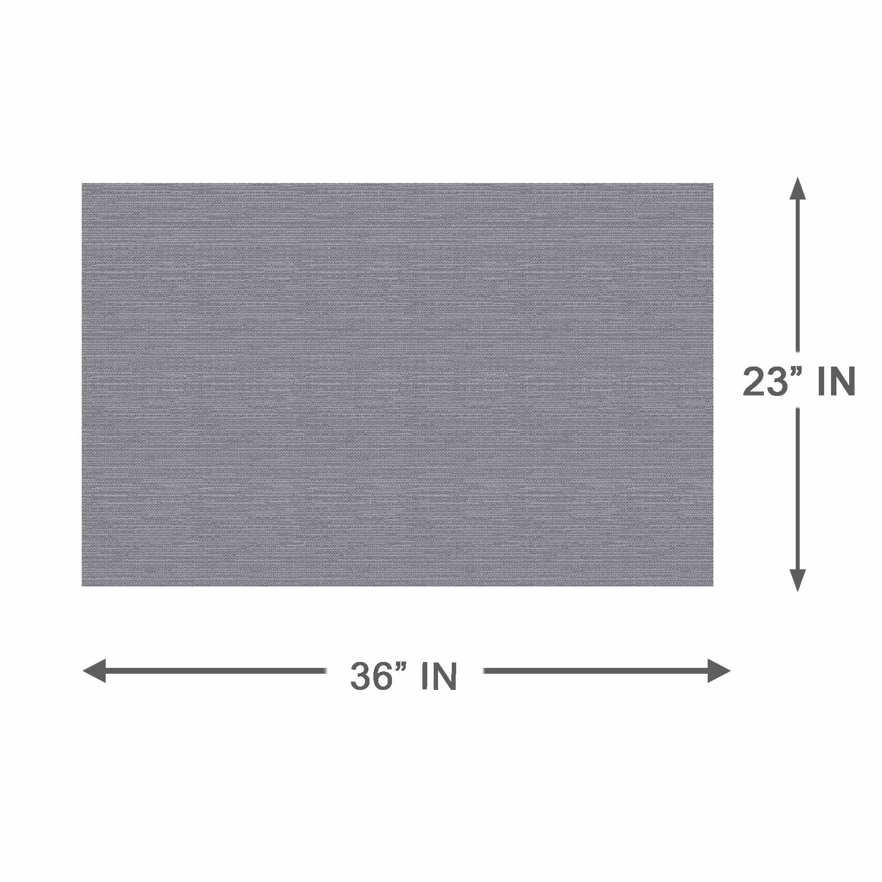 Grey Micro Lopro Textured Kitchen Mat, 23x36