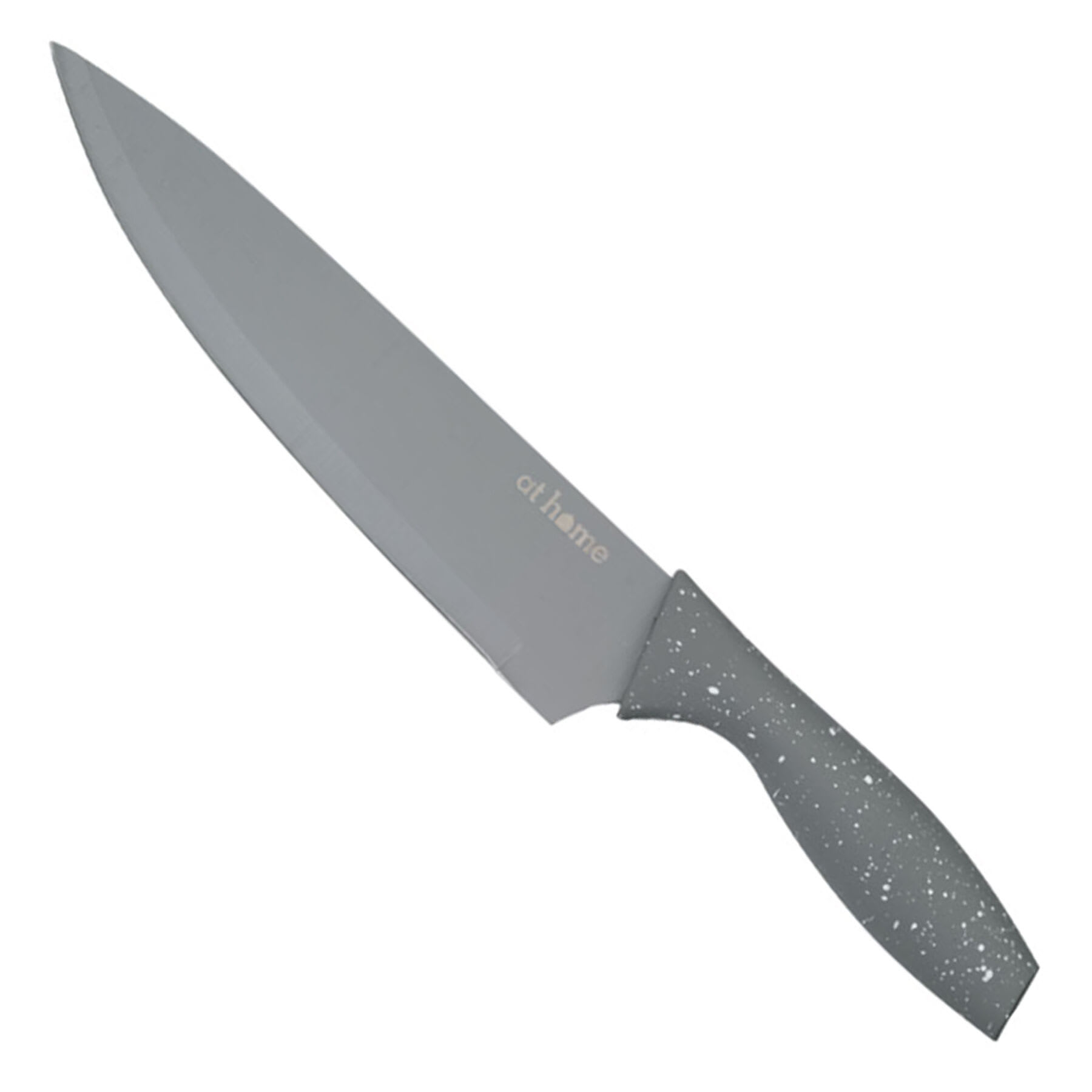 10-Piece Grey Speckled Non-Stick Knife & Sheath Set