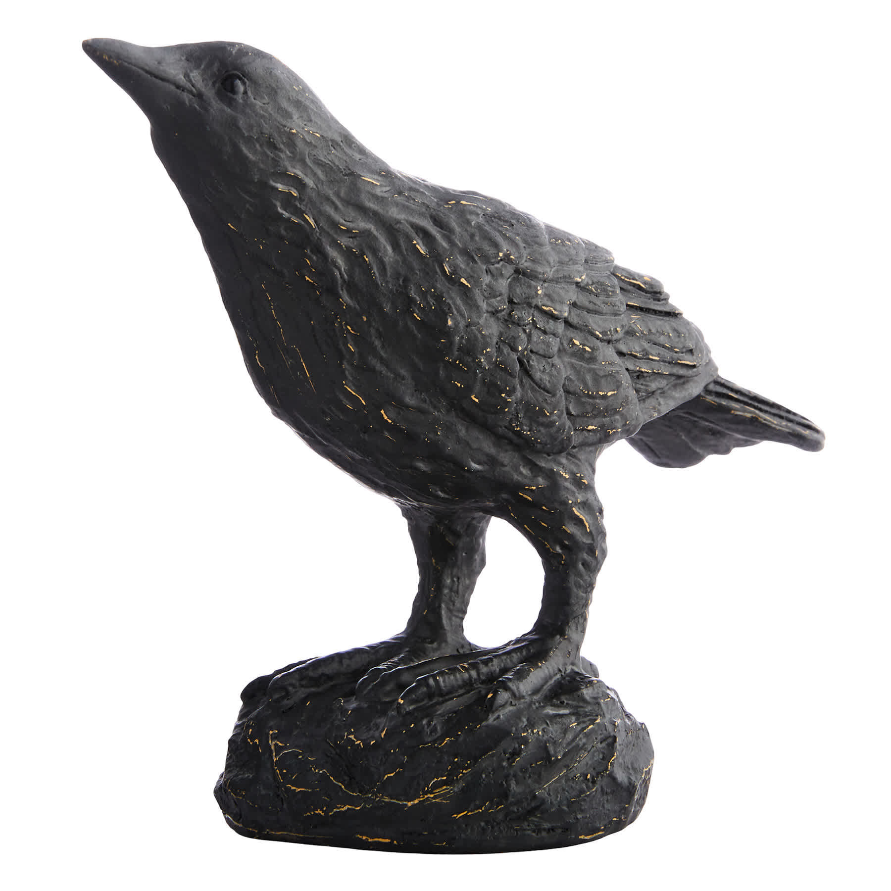 Midnight Shadows Crow Decoration, 5.1"