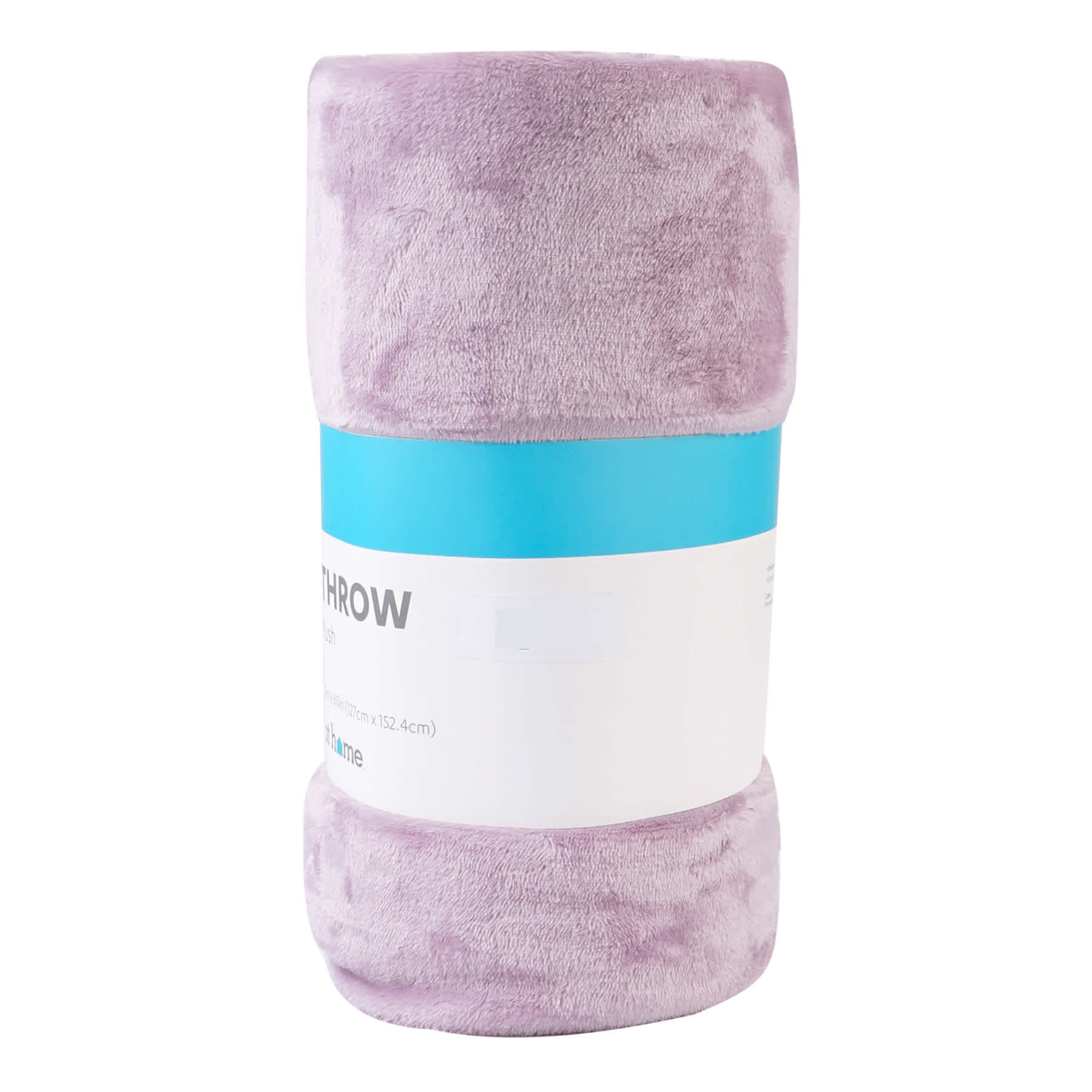 Purple Microfiber Plush Throw Blanket, 50x60