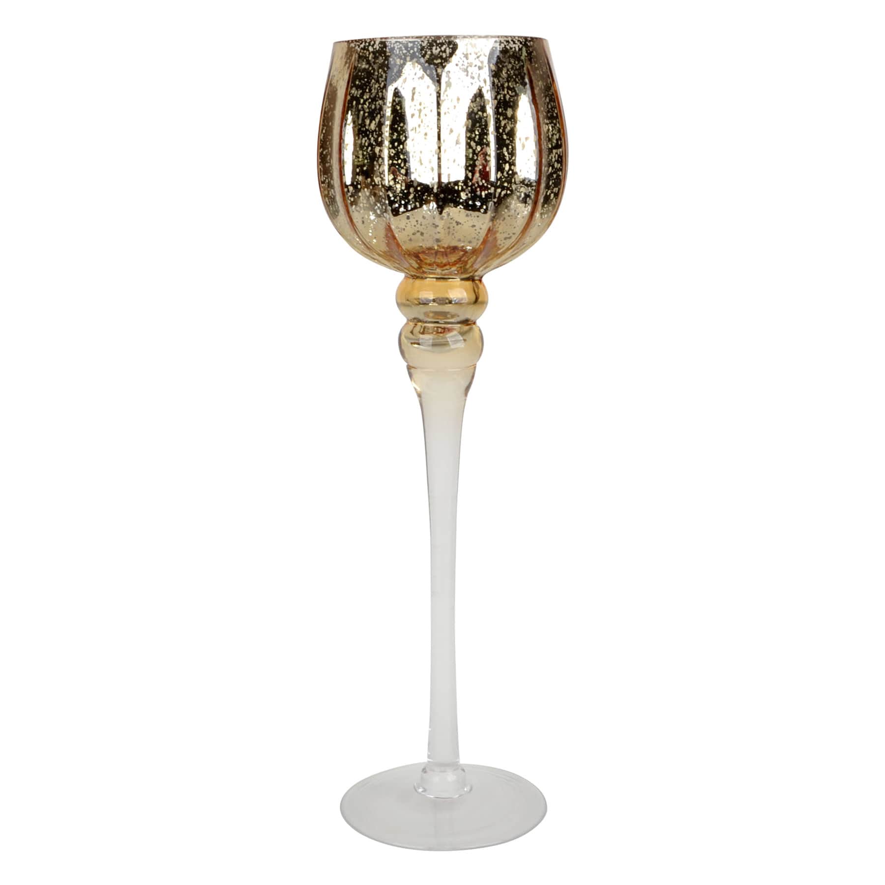 Providence Mercury Glass Votive Holder, 15.7"