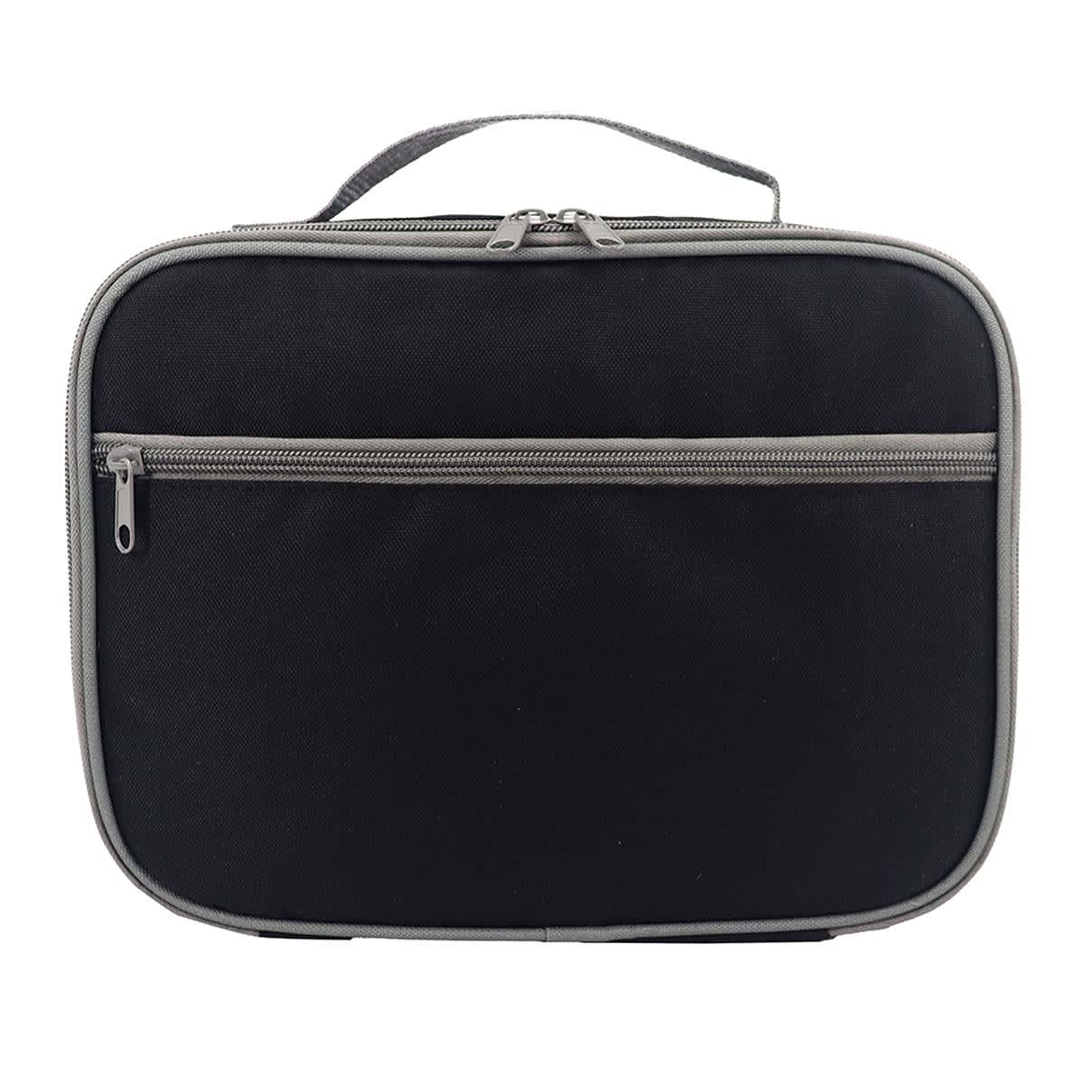 Solid Black Kids Lunch Box