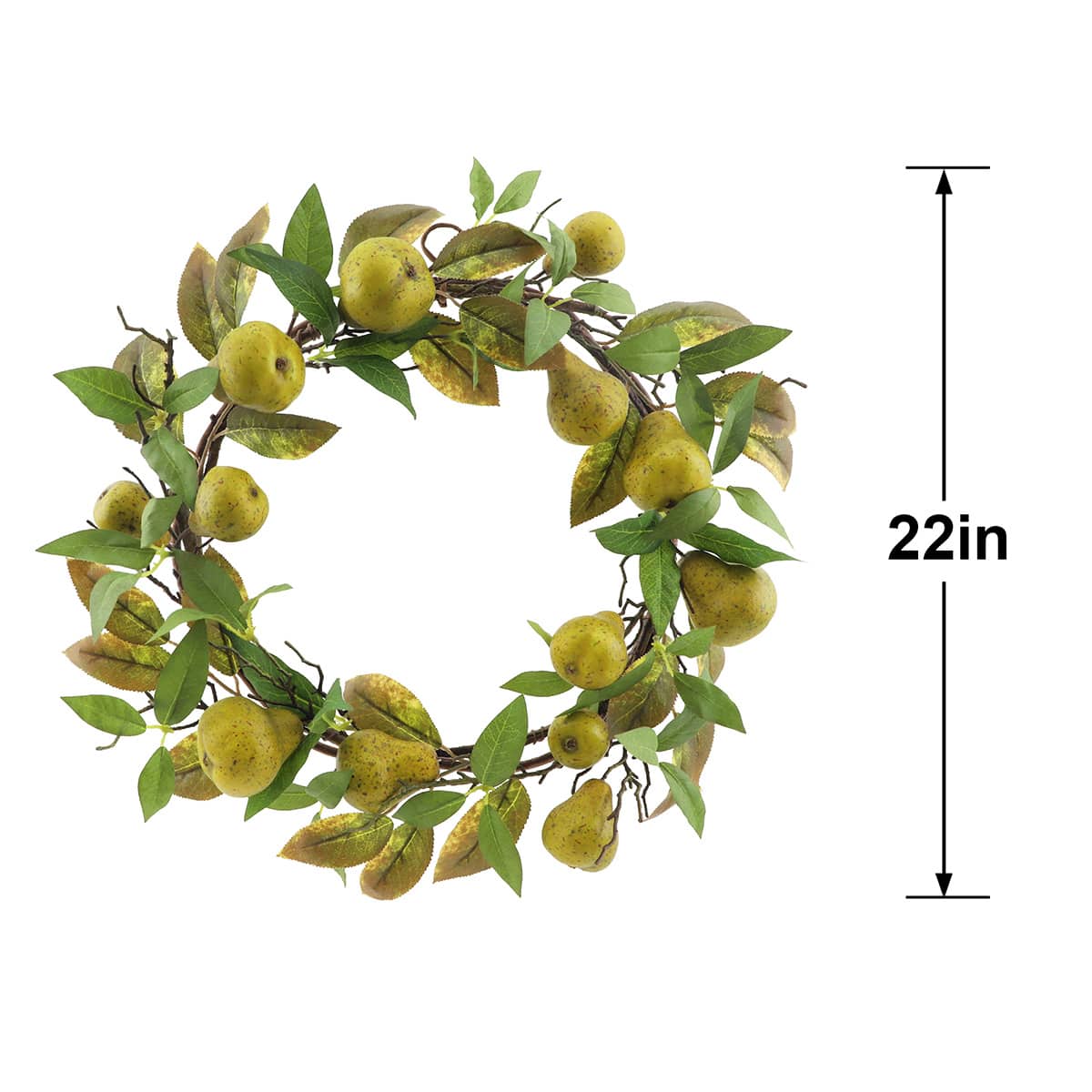 Pear Wreath, 22"
