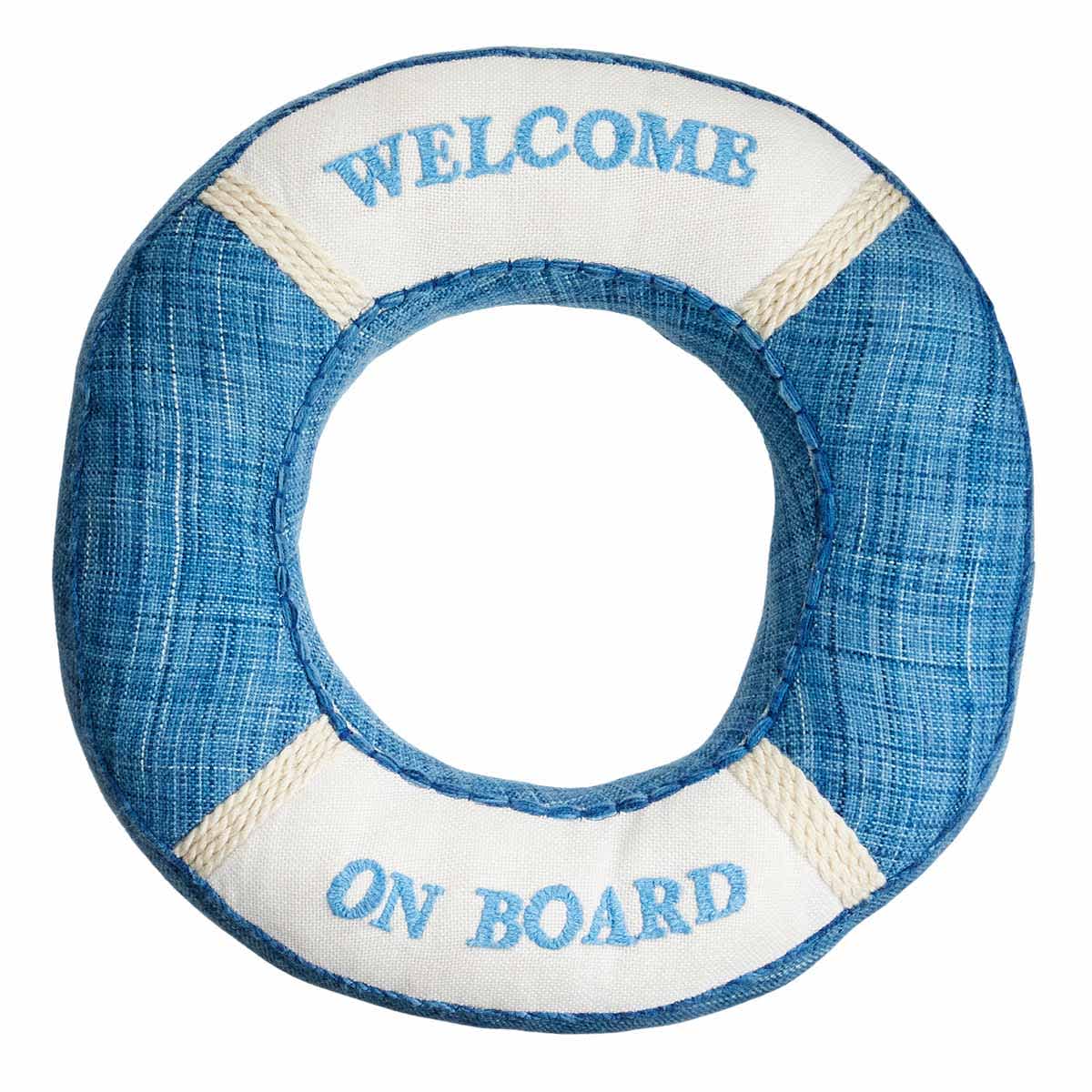 Honeybloom Shaped Lifesaver Outdoor Throw Pillow, 16"