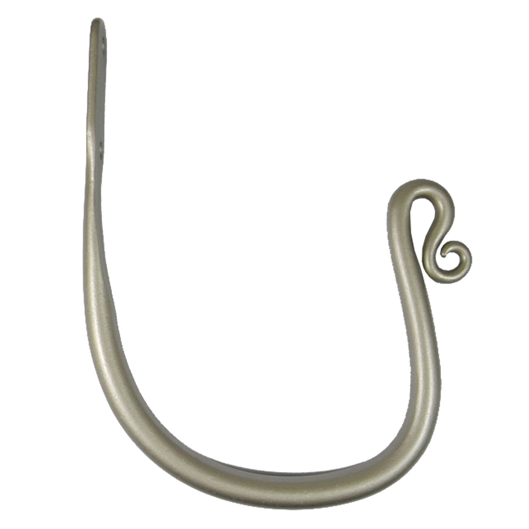 Silver 2-Pack Dual Function Tieback Or Swag Holder Pair