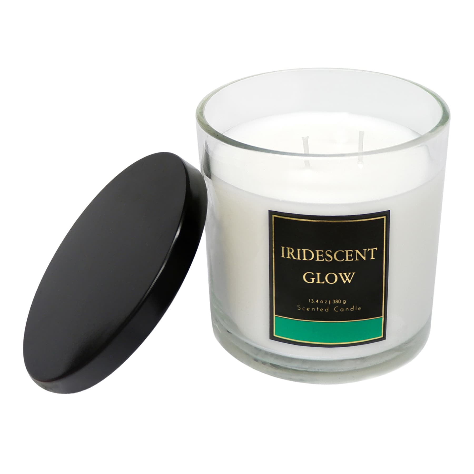 Iridescent Glow Scented Jar Candle, 13.4oz