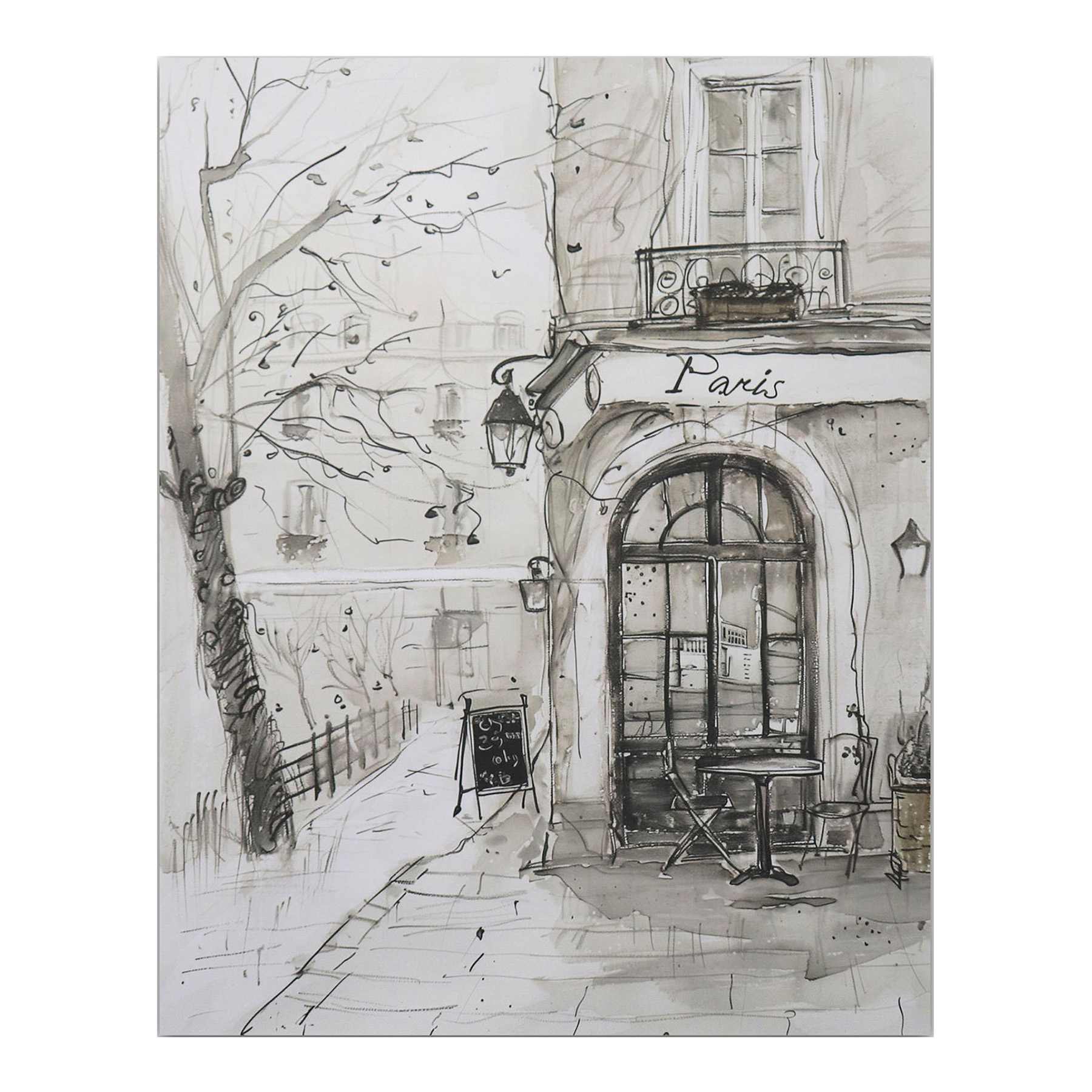 Paris Bistro Canvas Wall Art, 22x28
