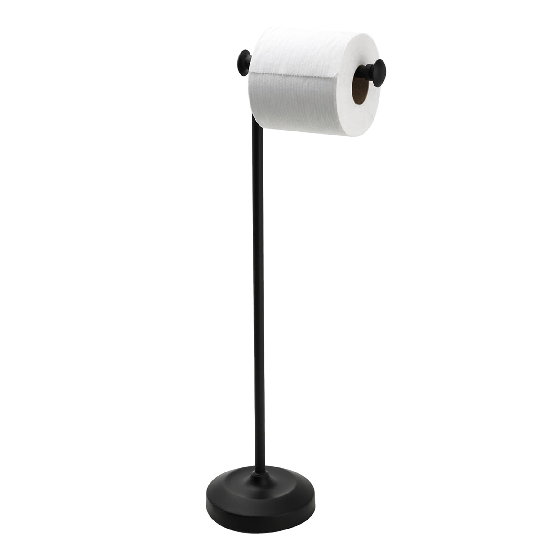 Gama Black Toilet Paper Holder
