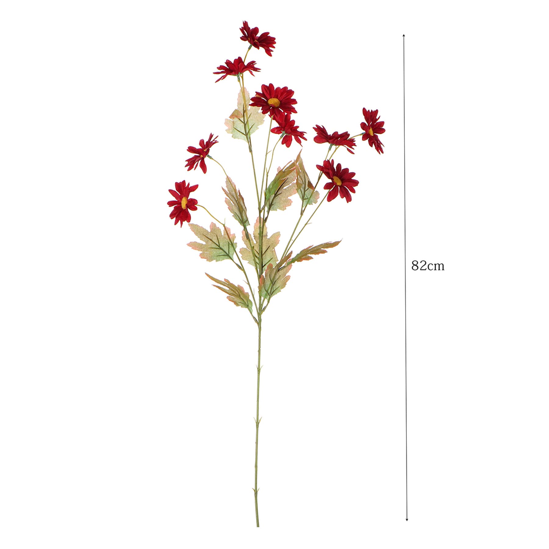 Red Flower Pick, 31.5"