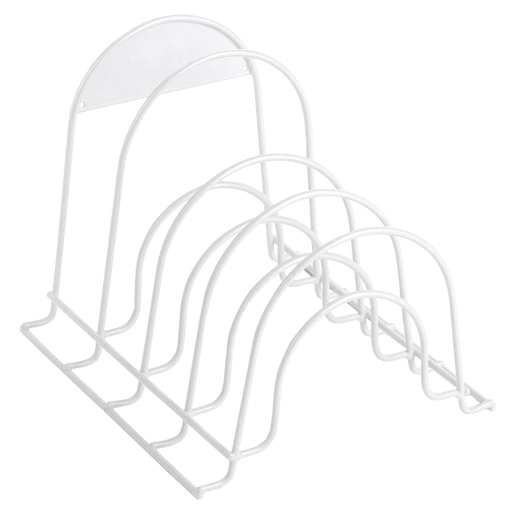 5-Tier White Pan Organizer