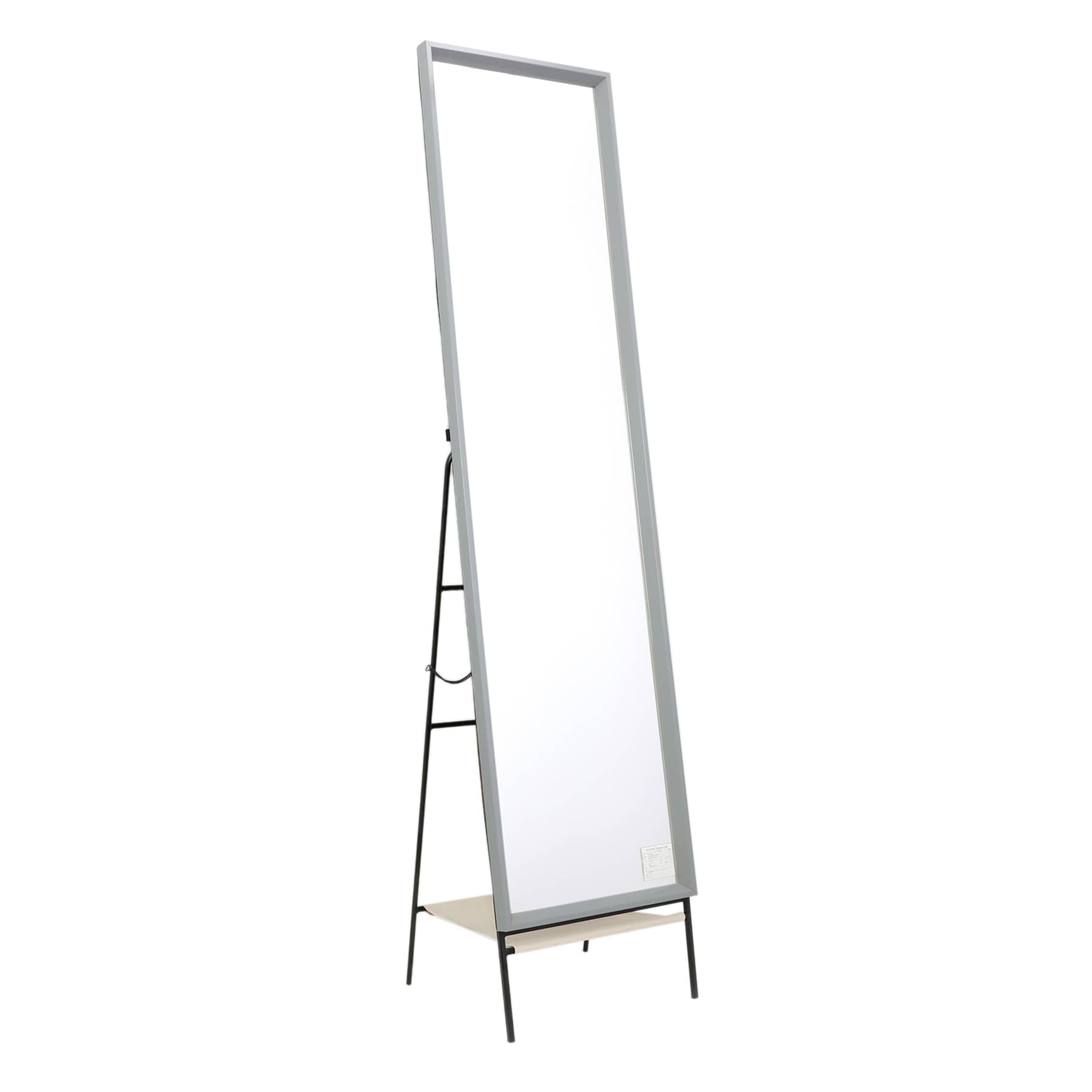 Grey Standing Floor Mirror, 15.5x60