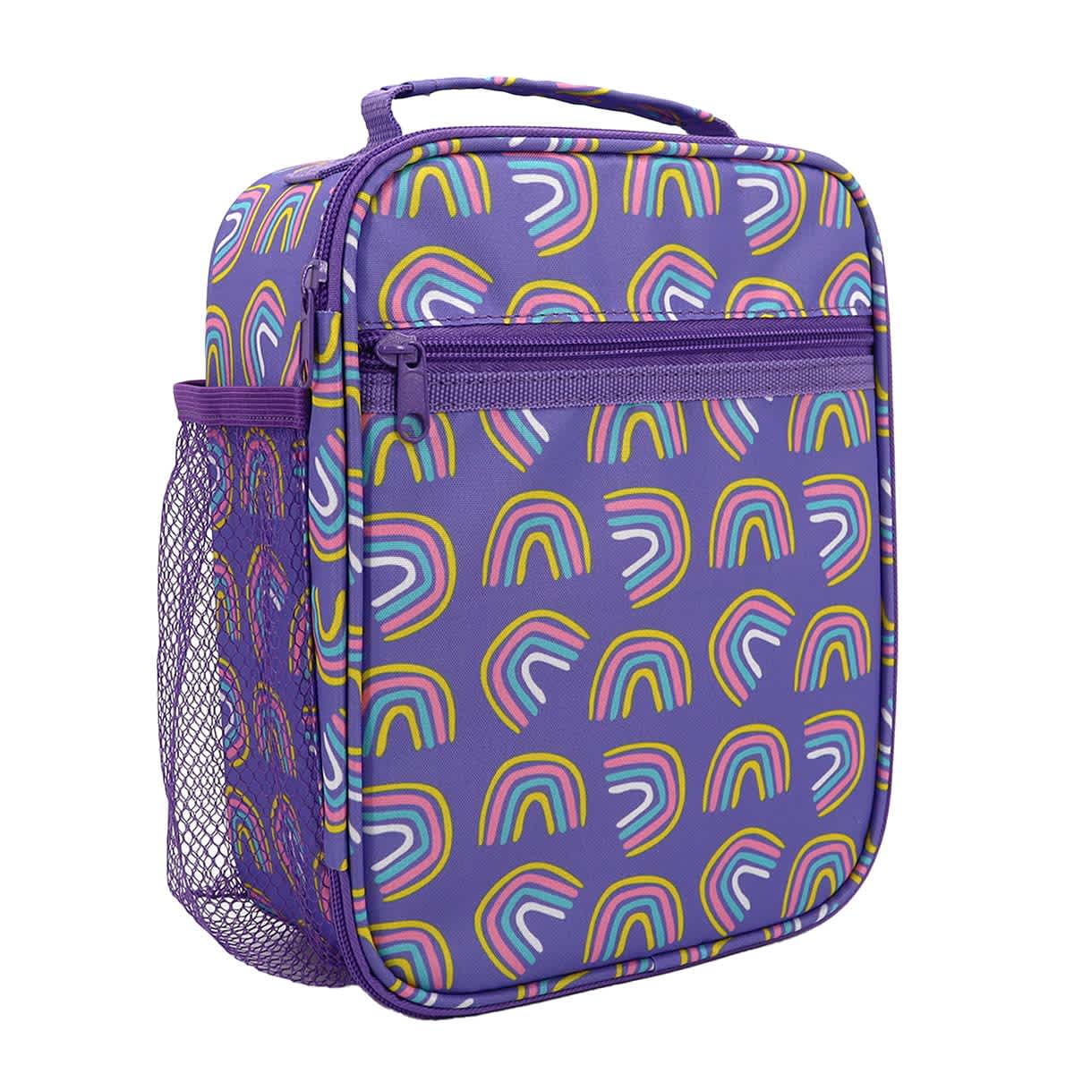 Rainbow Purple Kids Lunch Box