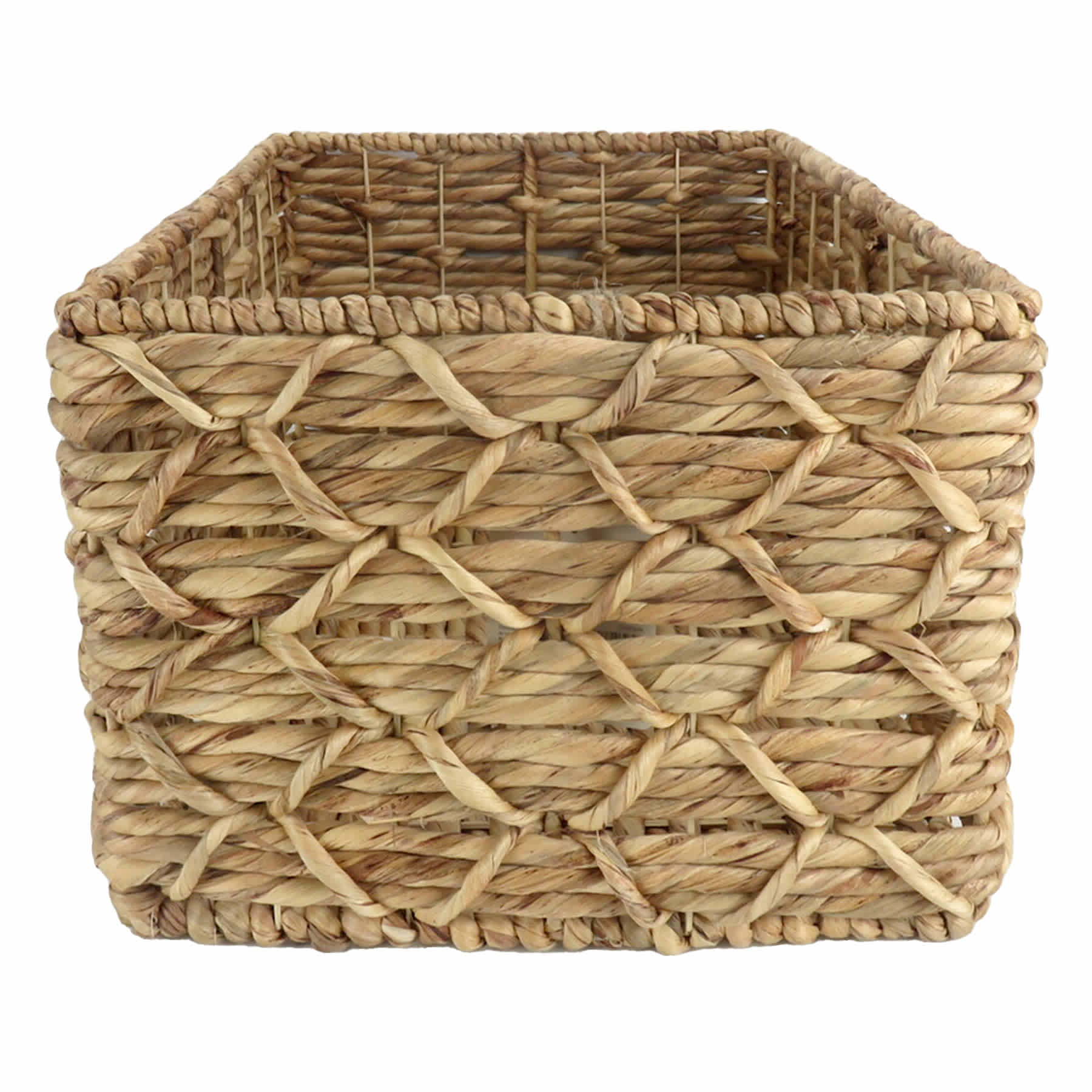 Found & Fable Kai X Weave Rectangle Storage Basket, Small
