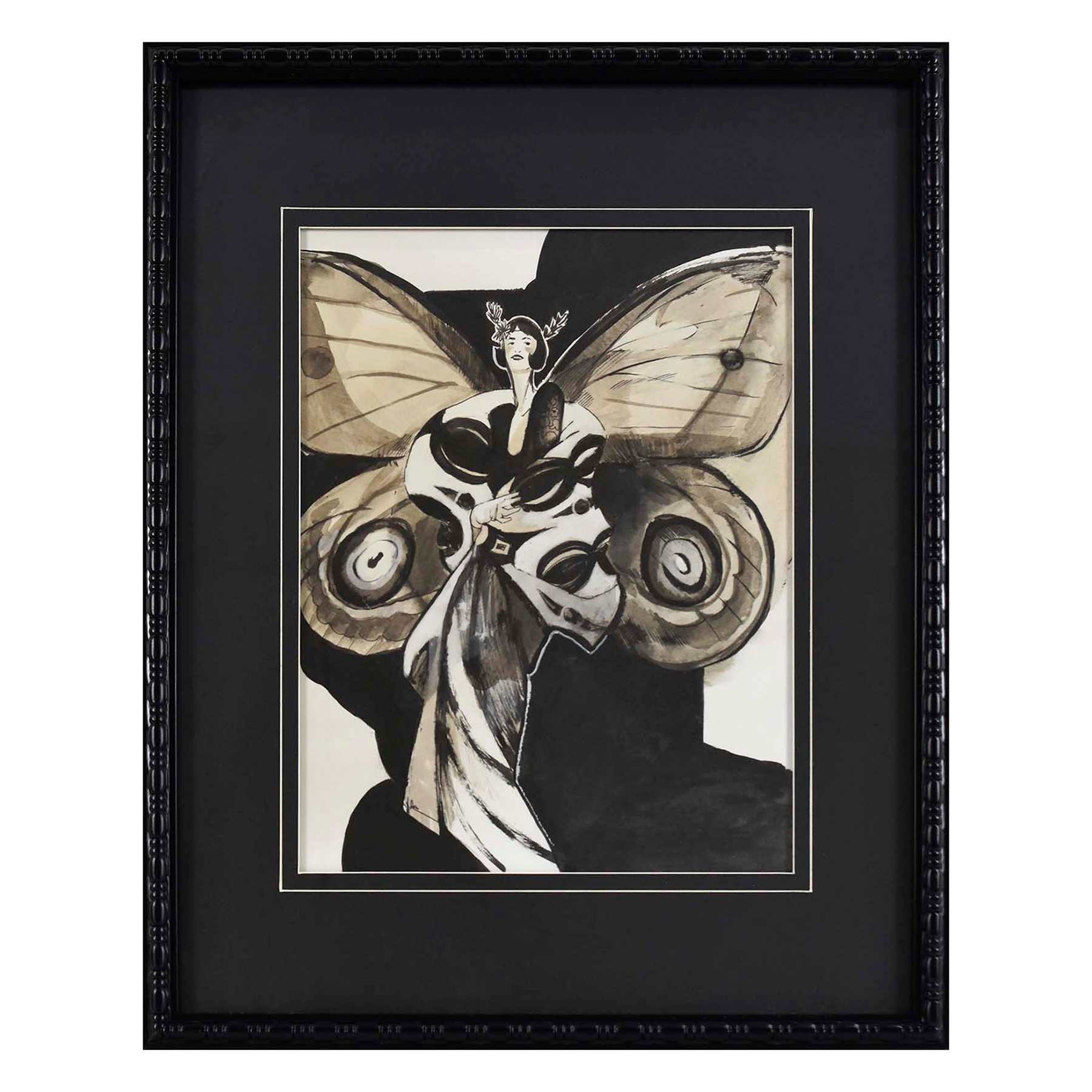 SCAD Glass Framed Inked Print Wall Art, 17x21