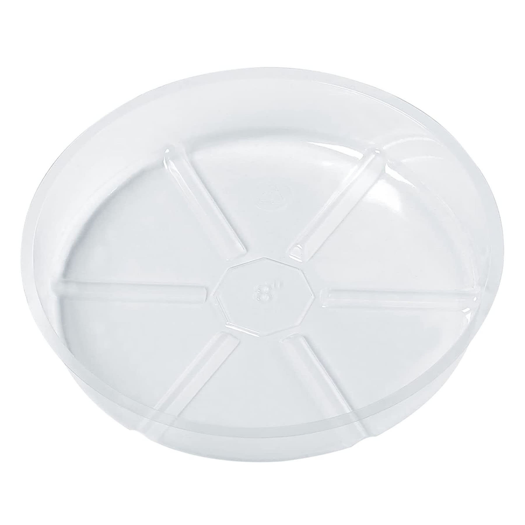 Clear Outdoor Plant Saucer, Medium