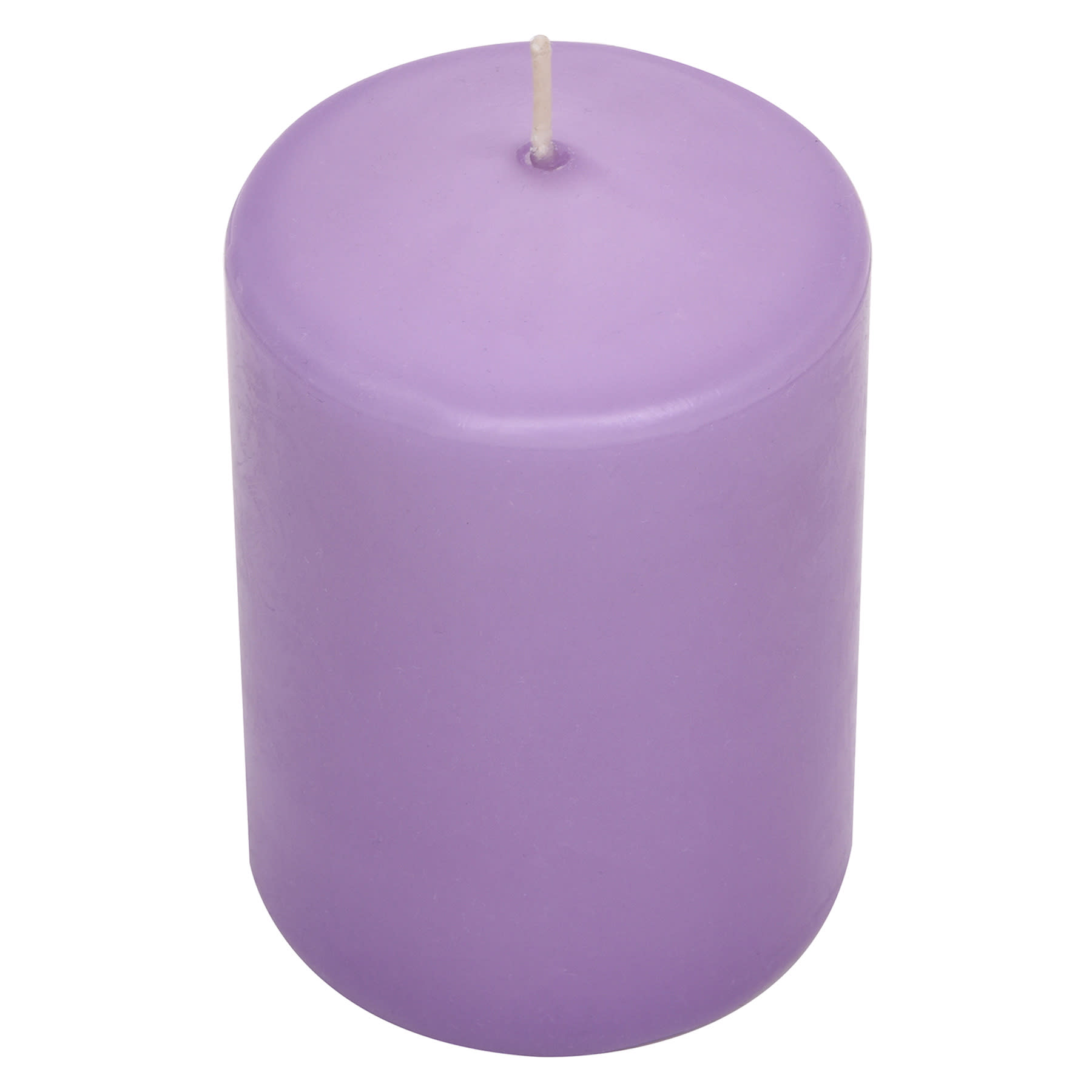 Purple Unscented Overdip Pillar Candle, 3x4