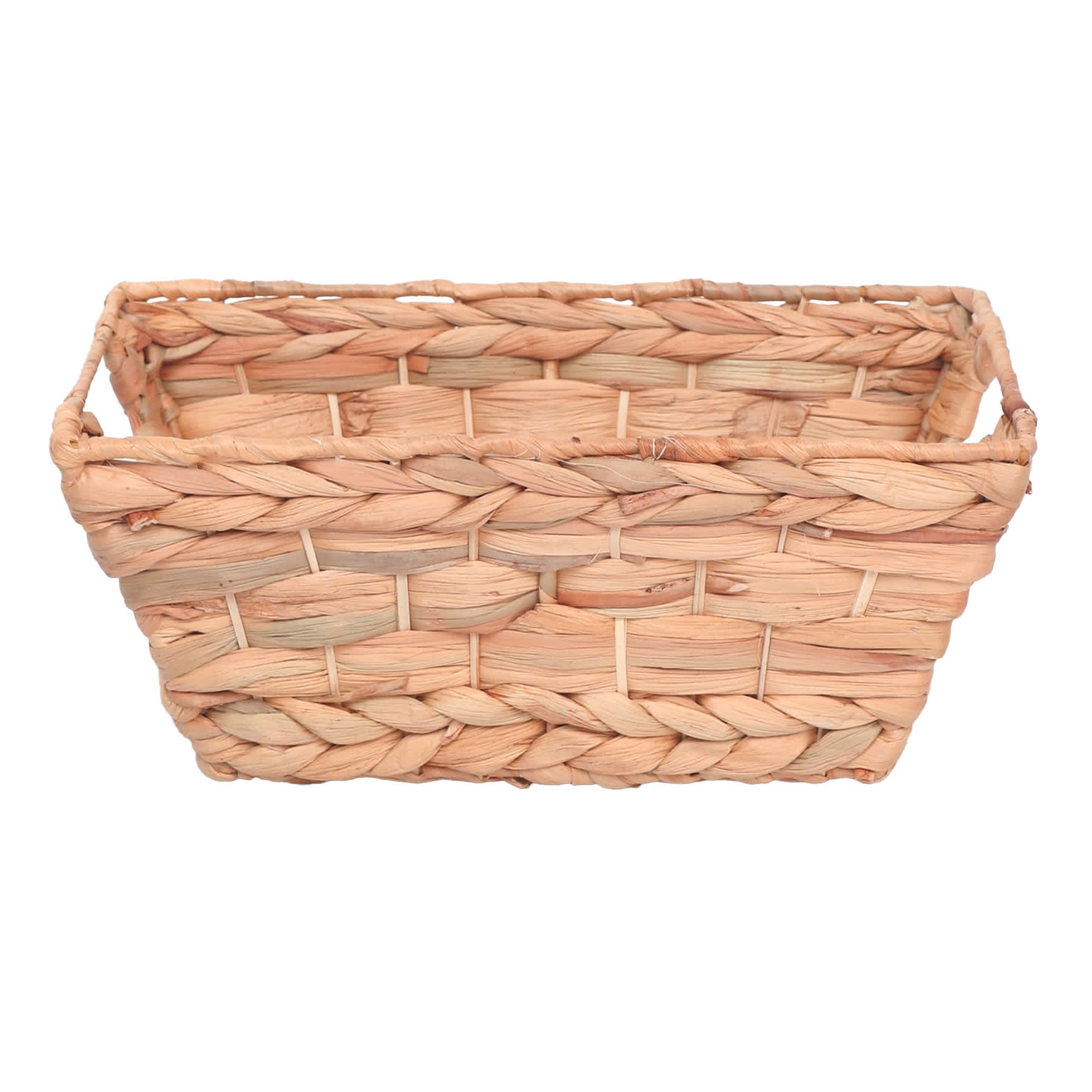 Braided Tapered Water Hyacinth Storage Basket