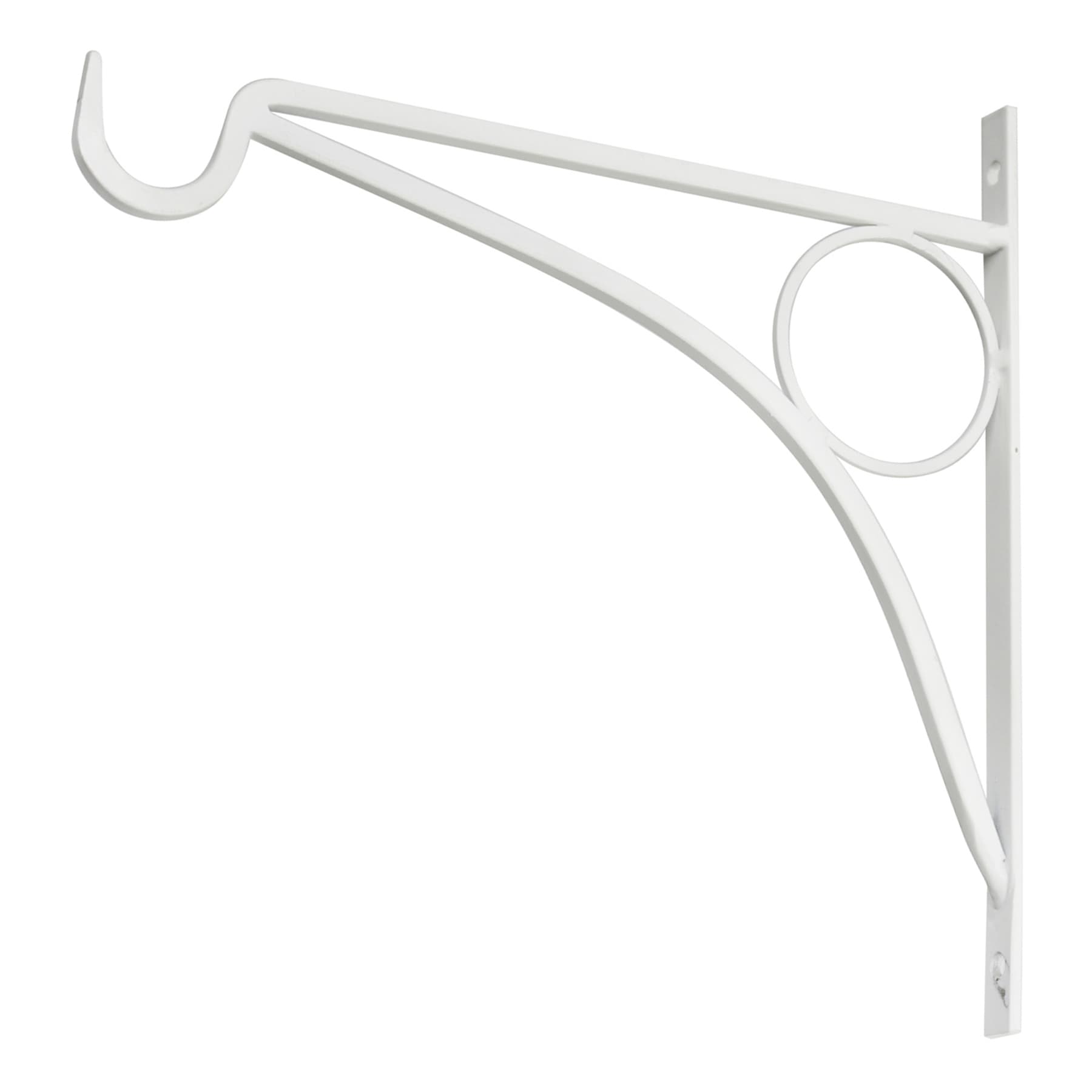 Garden Planter Hook, Satin White