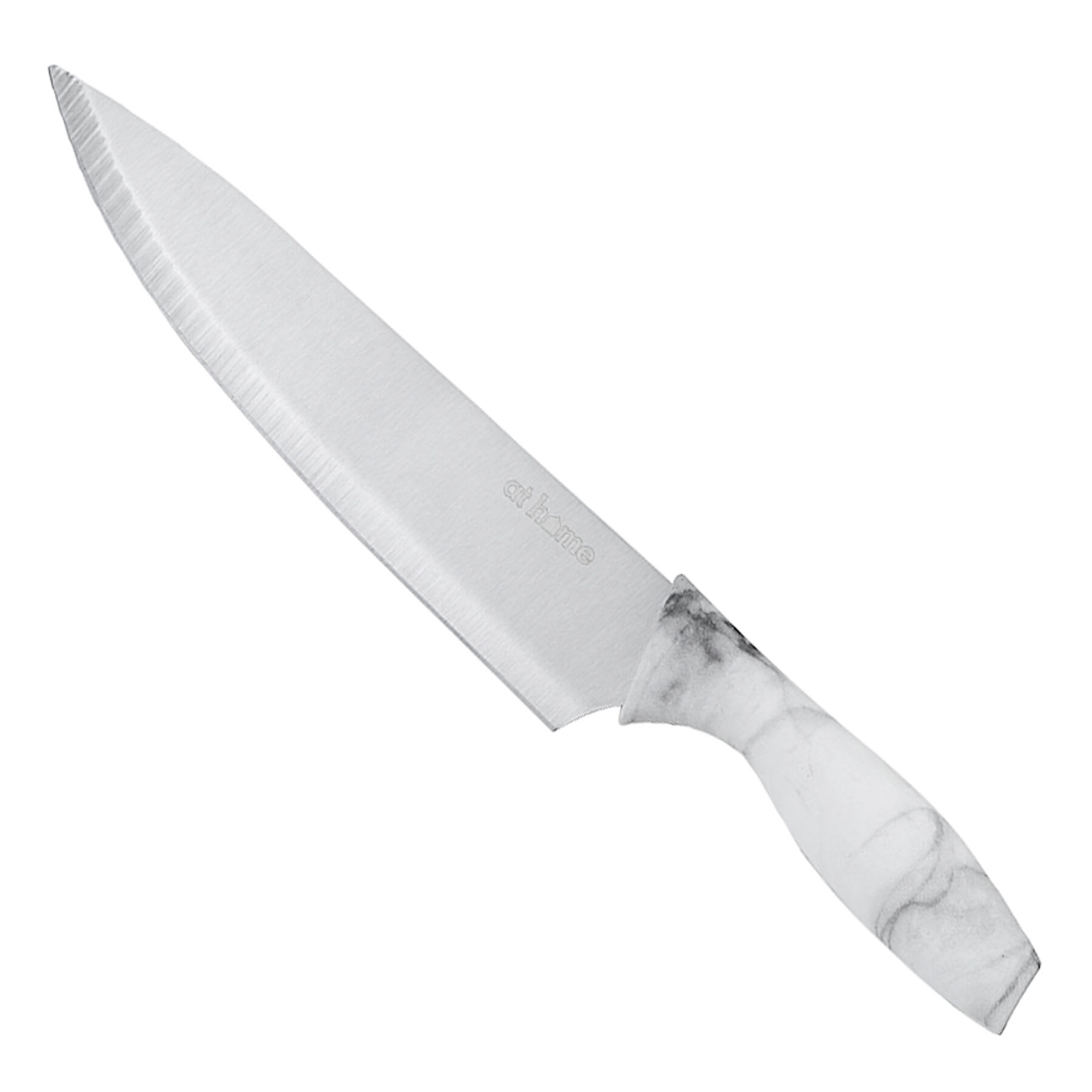10-Piece Marble-Look Knife & Sheath Set