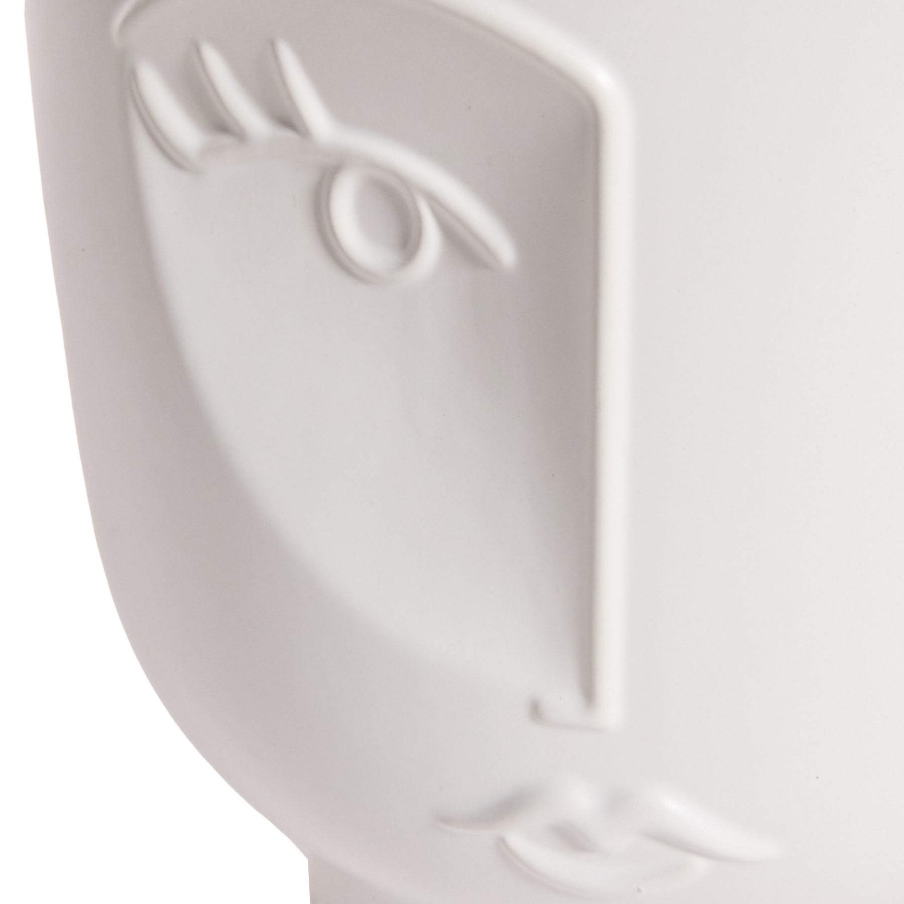 Crosby St. Indoor Face Ceramic Garden Planter, Medium