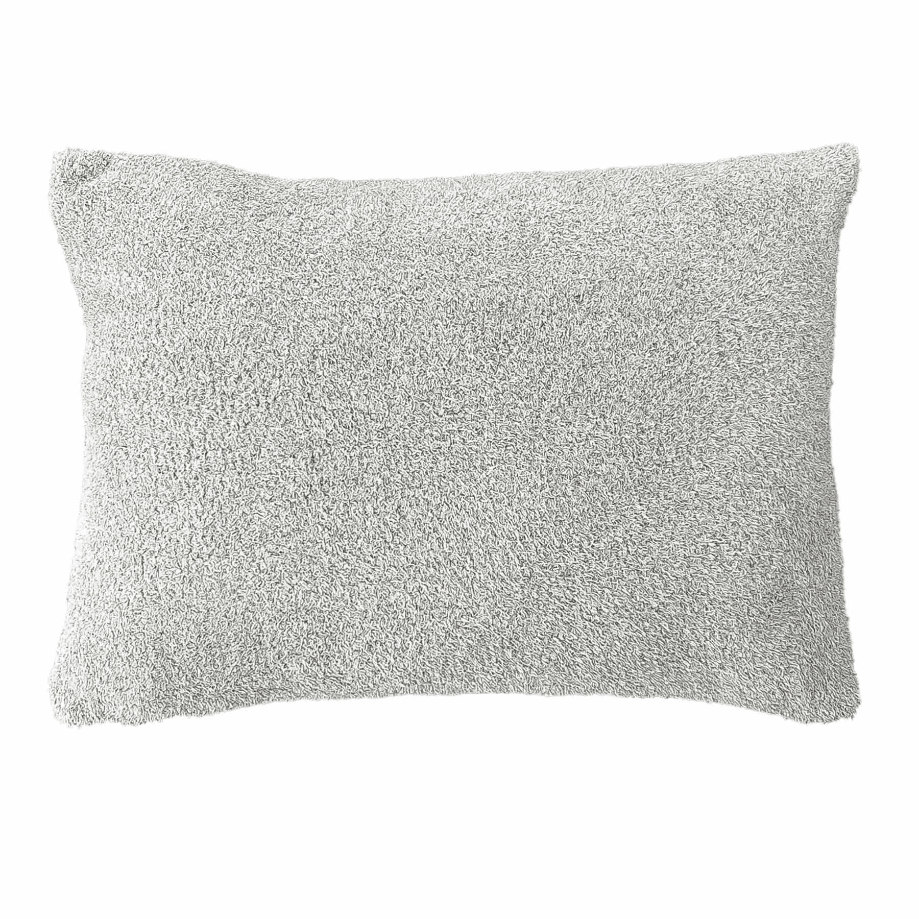Grey Heathered Cozy Plush Throw Pillow, 14x20