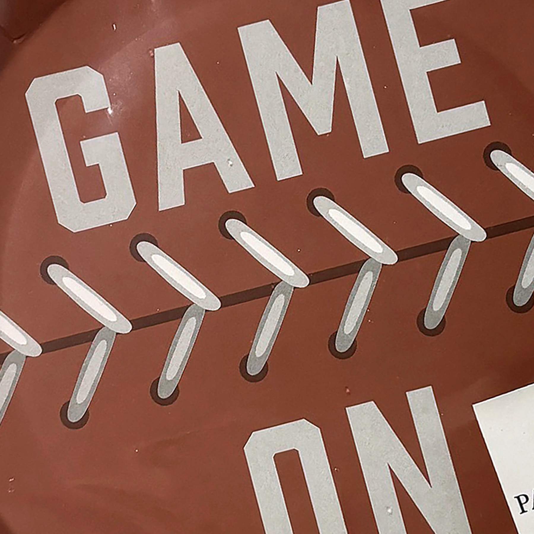 Game On Football 7In Plate 12Ct