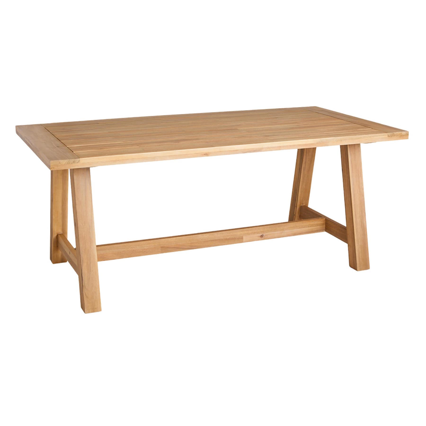 Haven Blond Acacia Wood Dining Table & Chair 5-Piece Set