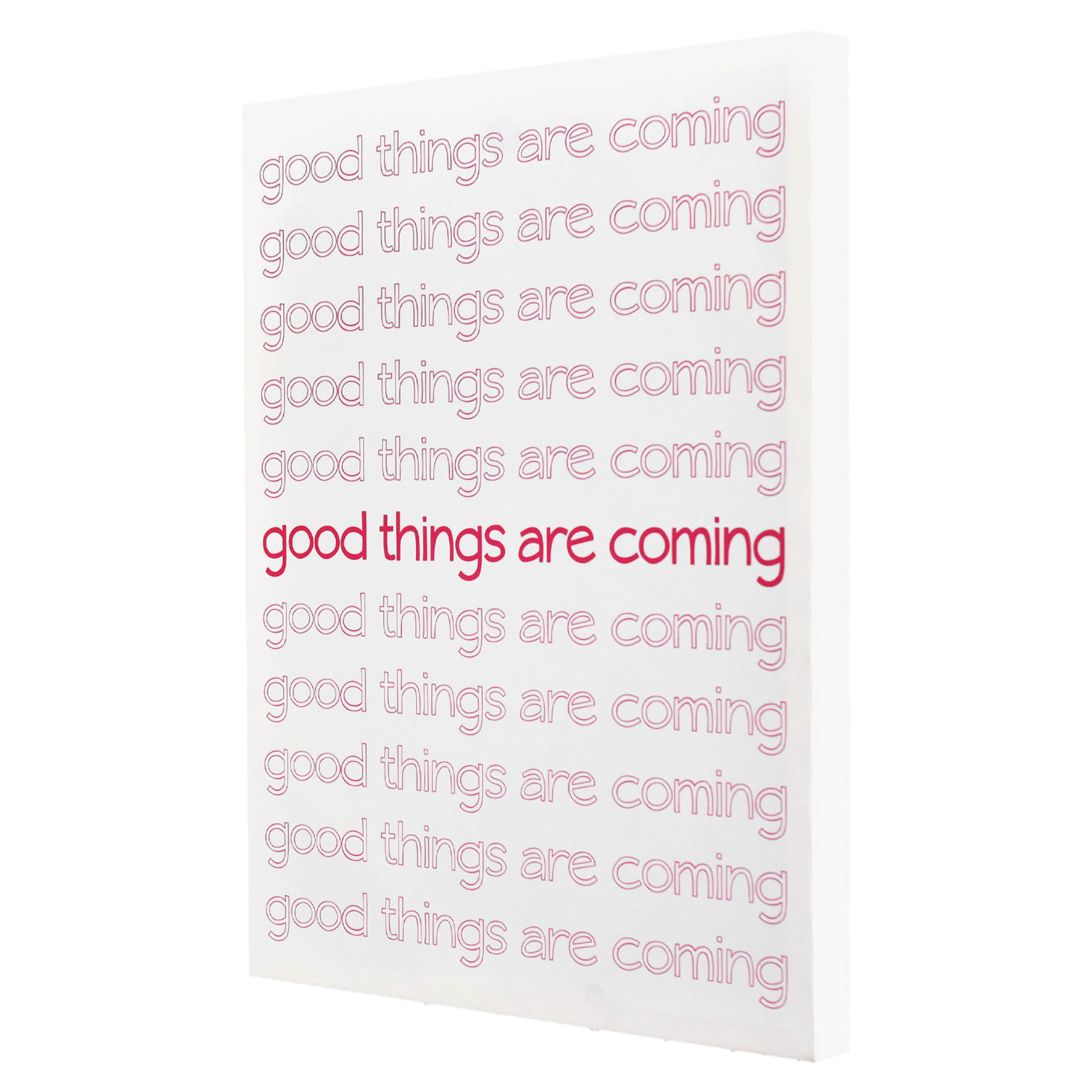 Good Things Are Coming Canvas Wall Art, 16x20