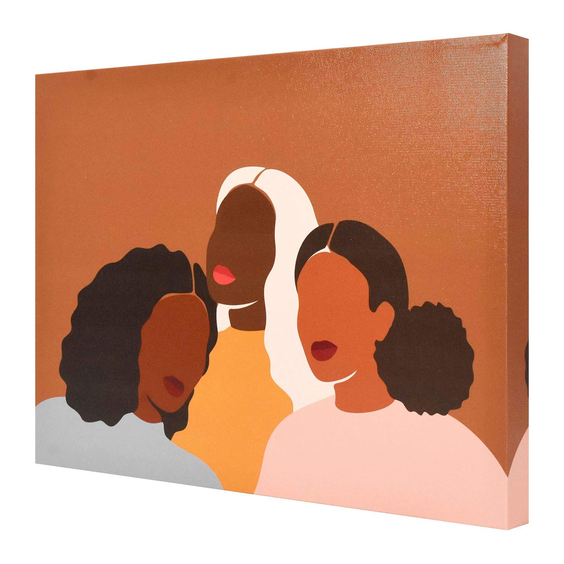 Women Together Canvas Wall Art, 16x12