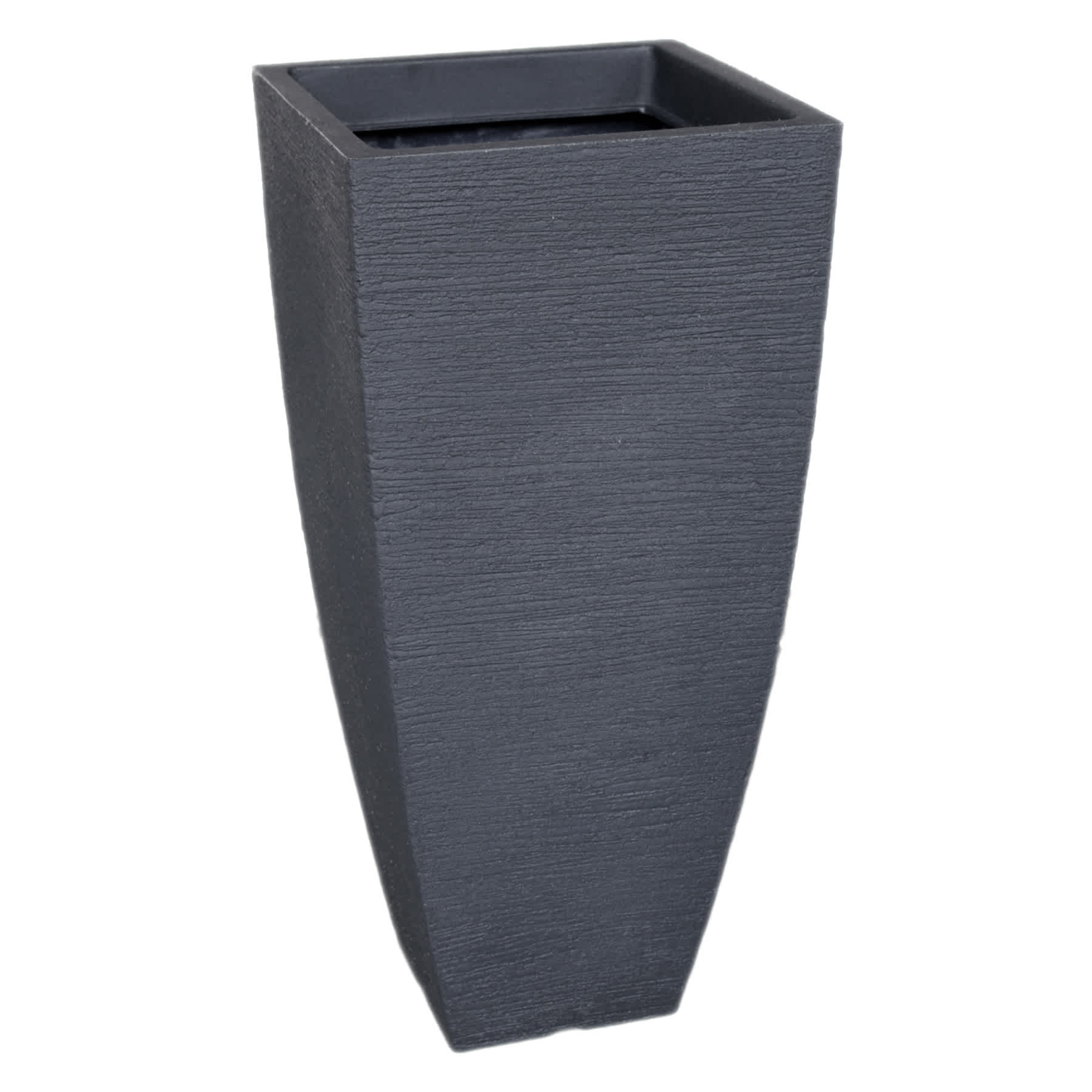 Japi Slim Square Modern Outdoor Planter, Large