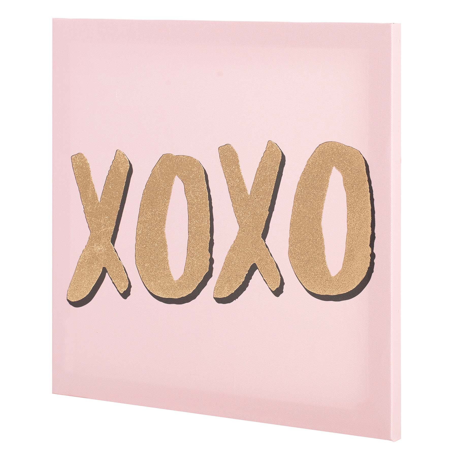 Xoxo Canvas Wall Sign, 12"