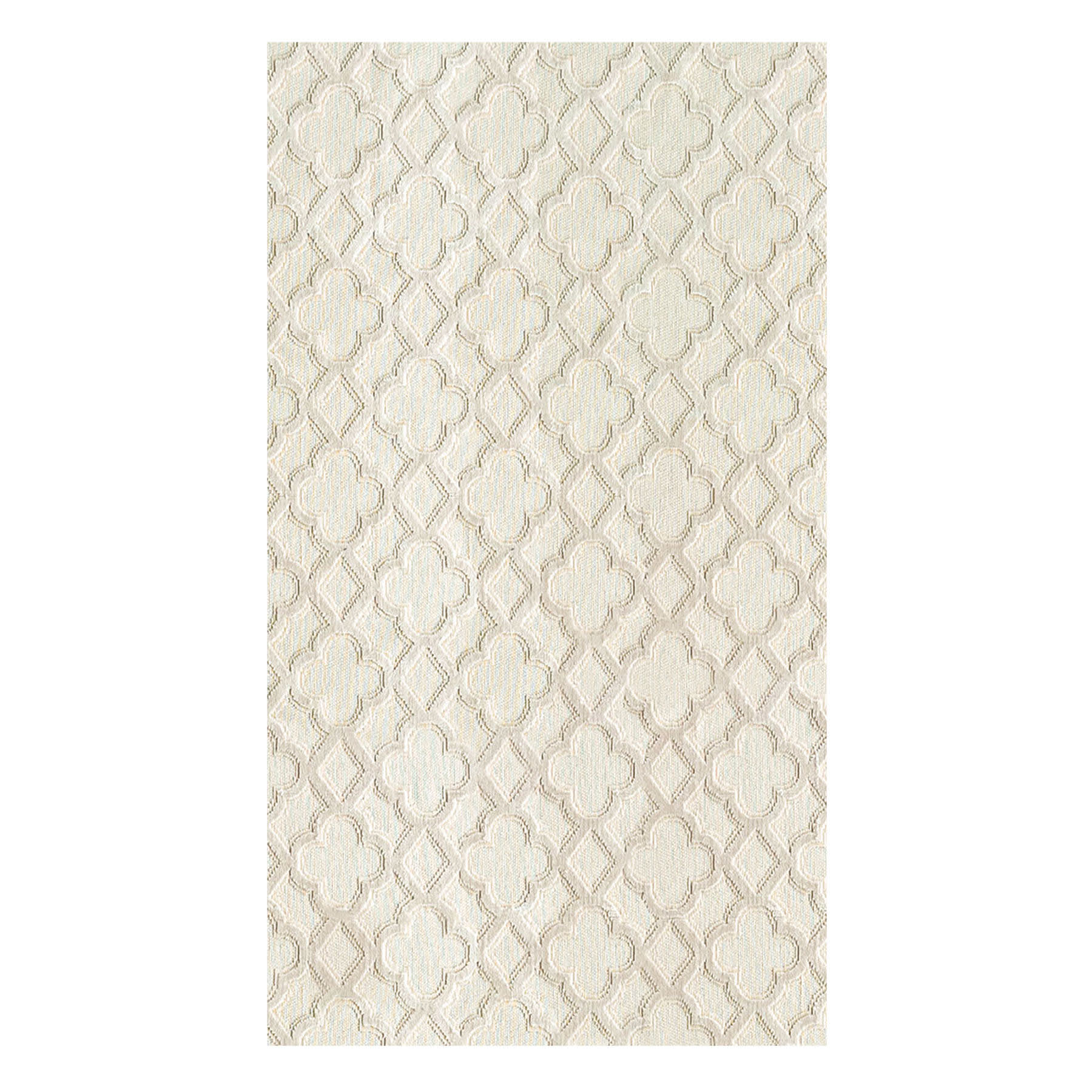 (A515) Providence Zenith Neutral Trellis Accent Rug, 3x5