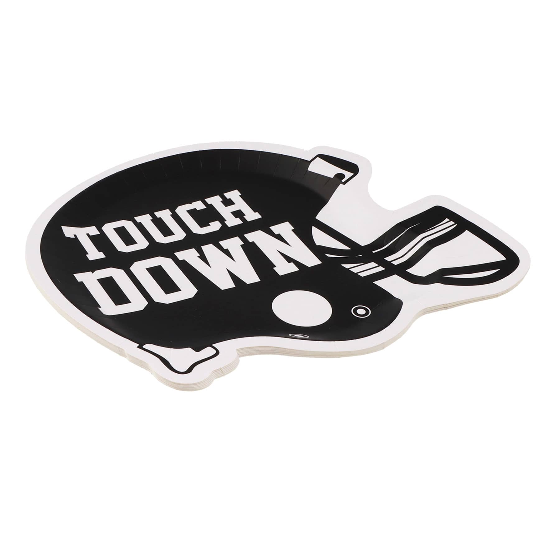 8-Count Touchdown Helmet Dinner Plate