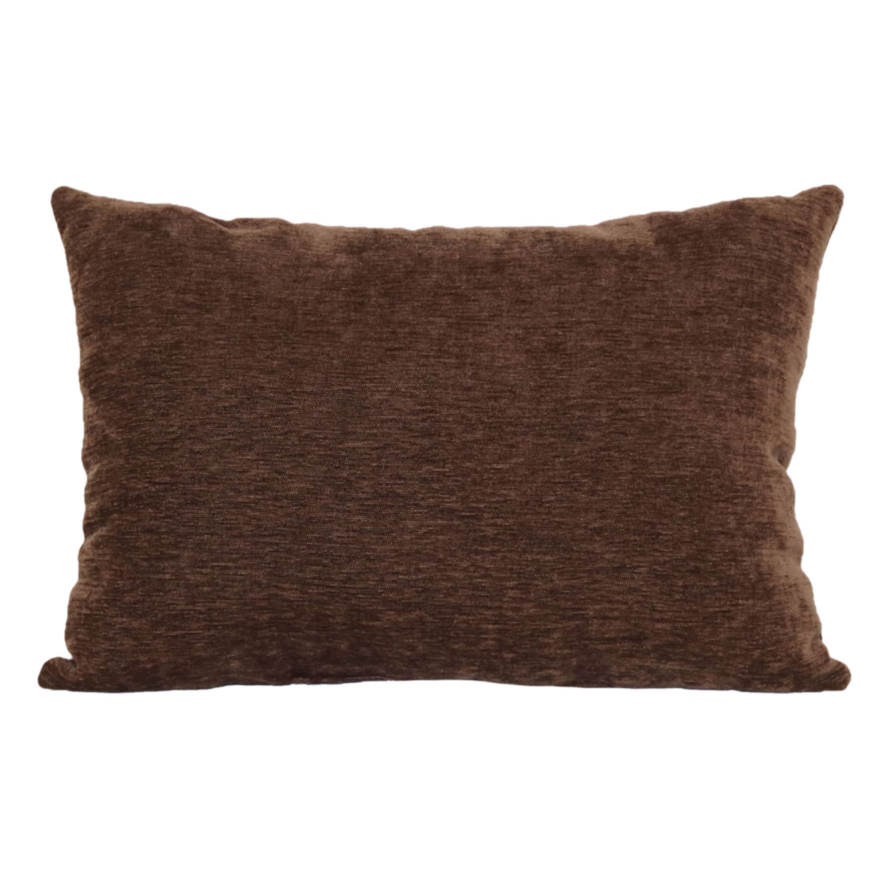Reese Chocolate Chenille Throw Pillow, 14x20