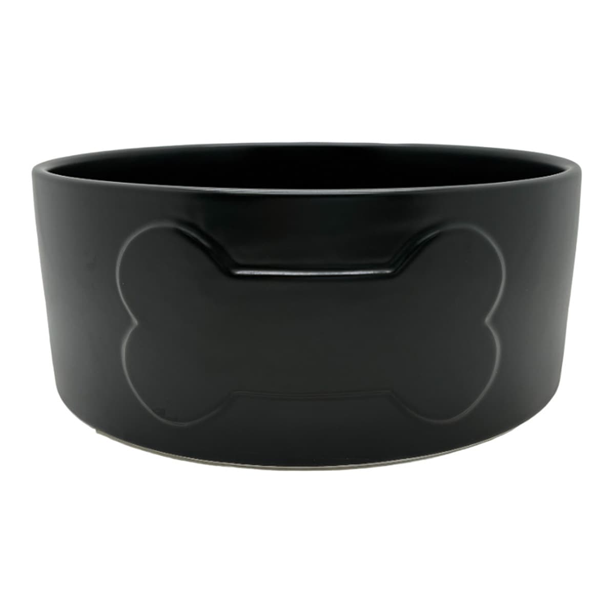 Ceramic Dog Bone Food Bowl L 64Oz