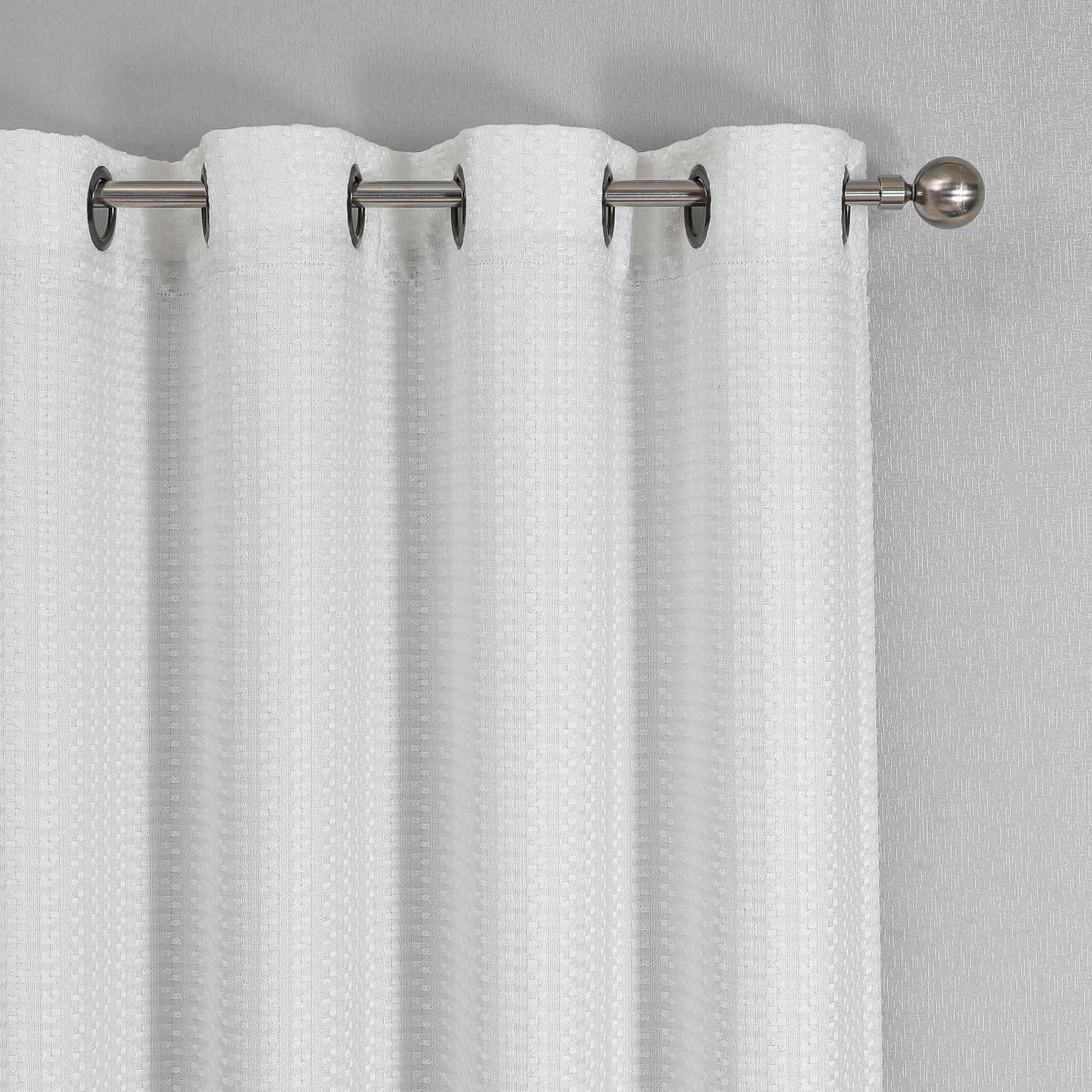 Sun Shield White Blackout Grommet Curtain Panel, 95"